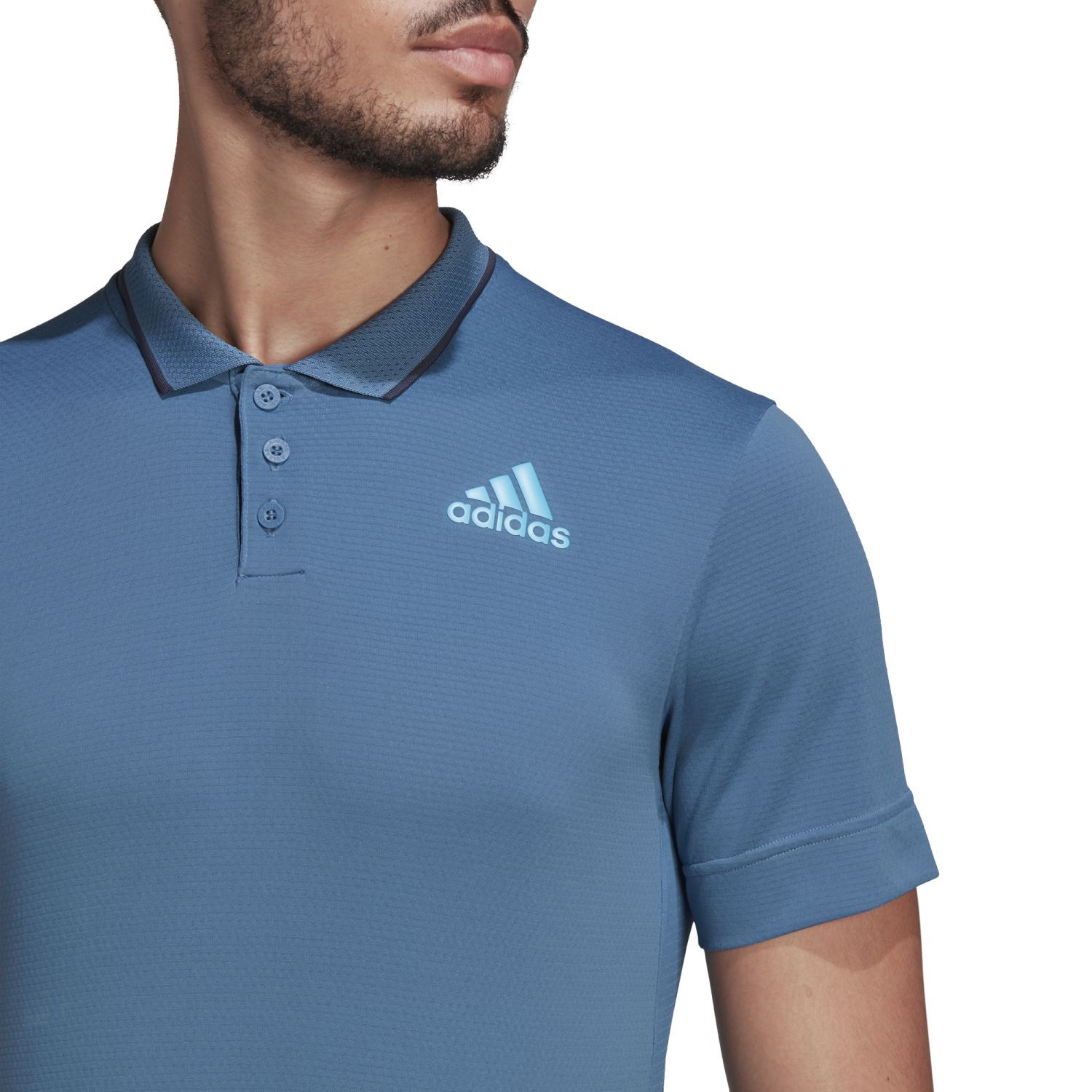 Polo de Ténis Freelift Adidas Azul-5