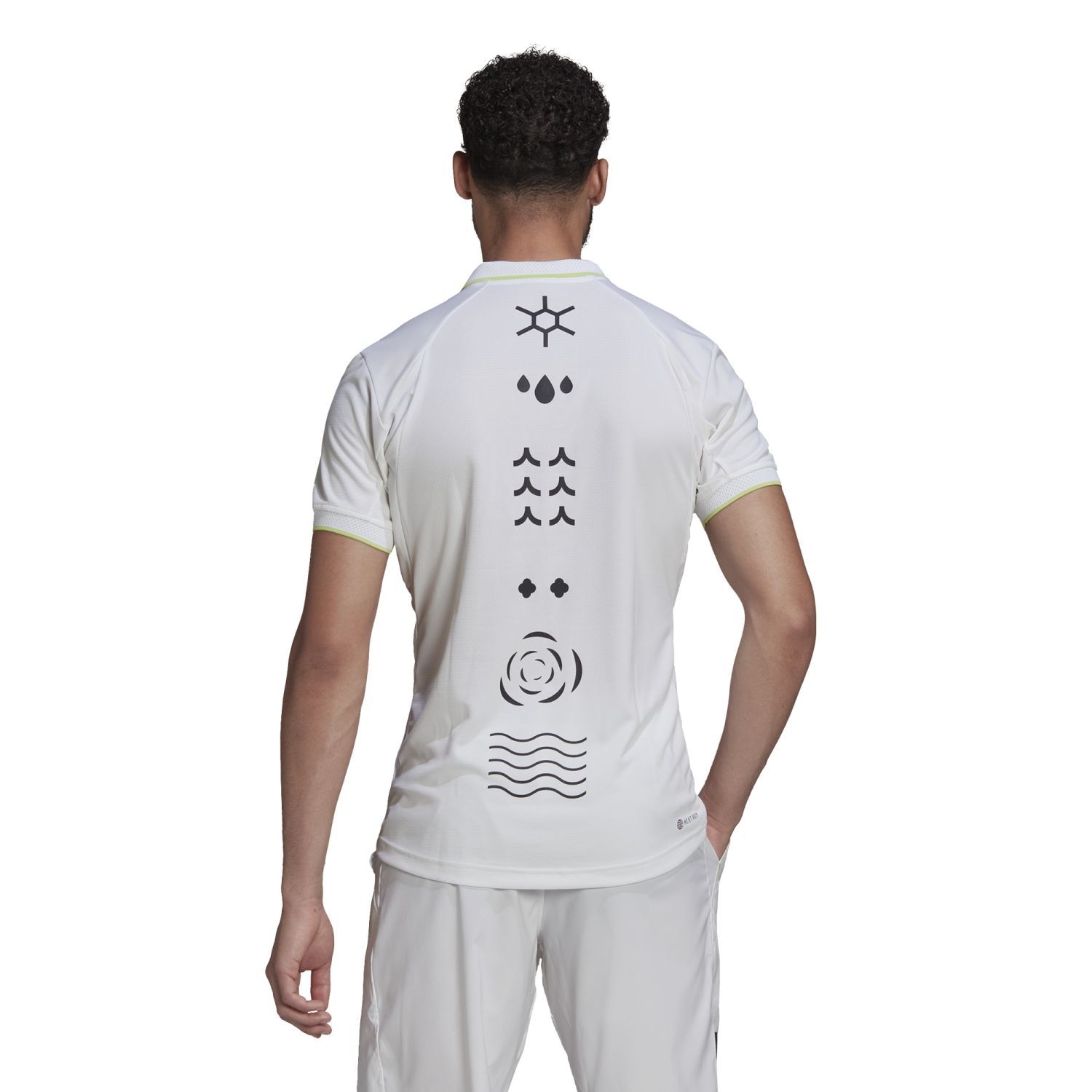 Polo de Ténis Paris Flt Adidas Branco-3