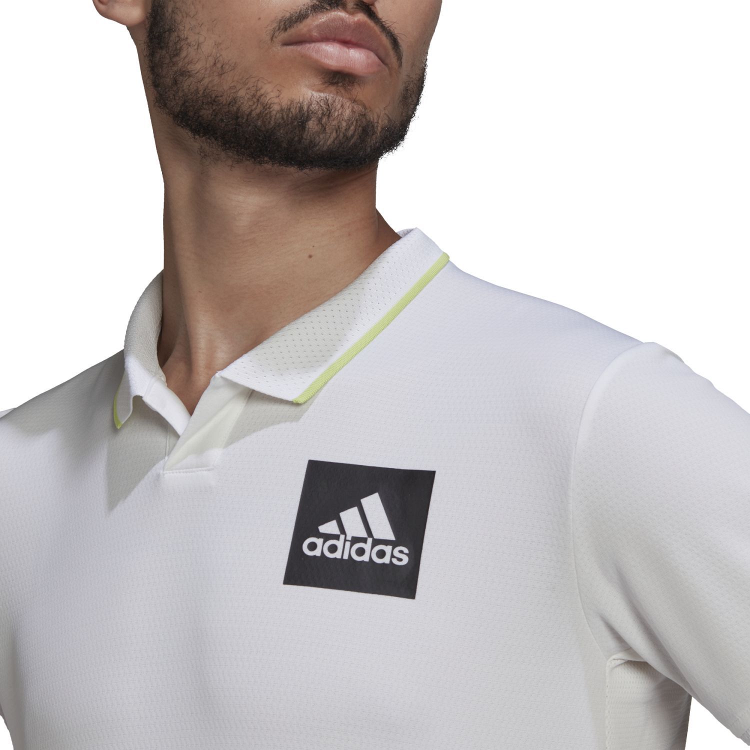 Polo de Ténis Paris Flt Adidas Branco-4
