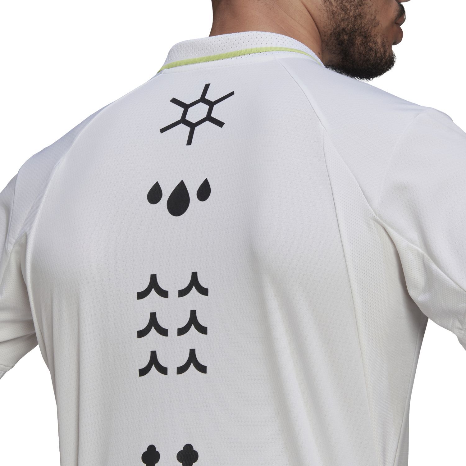 Polo de Ténis Paris Flt Adidas Branco-5