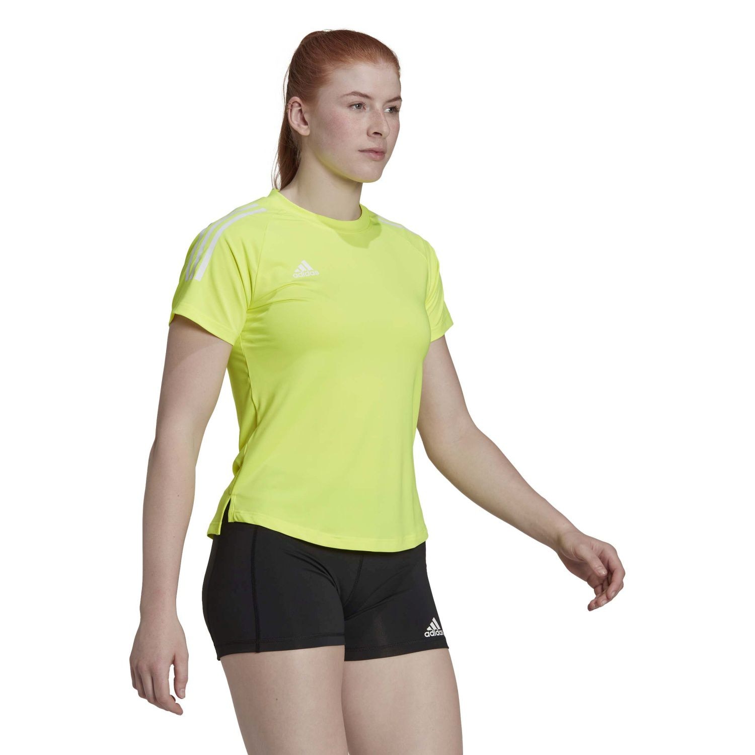 T-shirt de Voleibol Hilo Adidas Amarelo-4