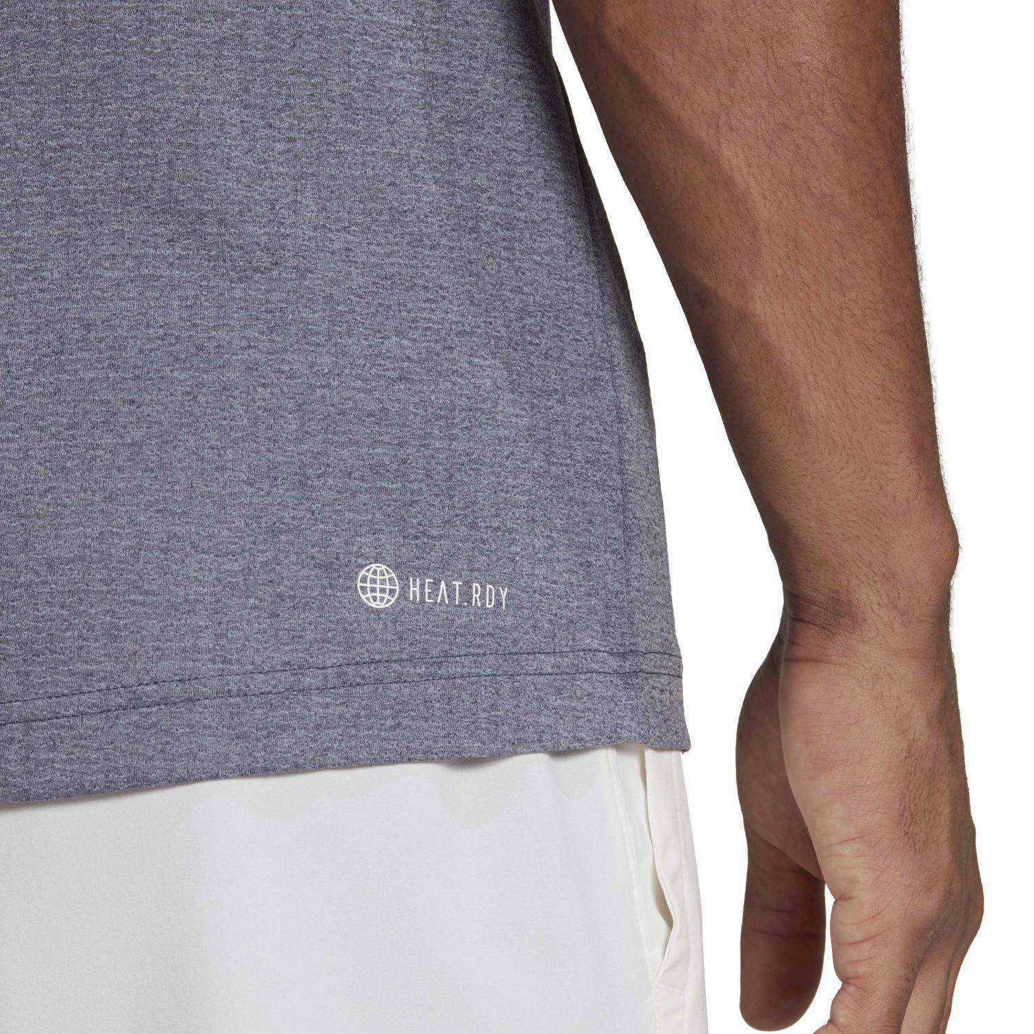 Polo de Ténis e Pádel T Freelift Adidas Azul-acinzentado-5