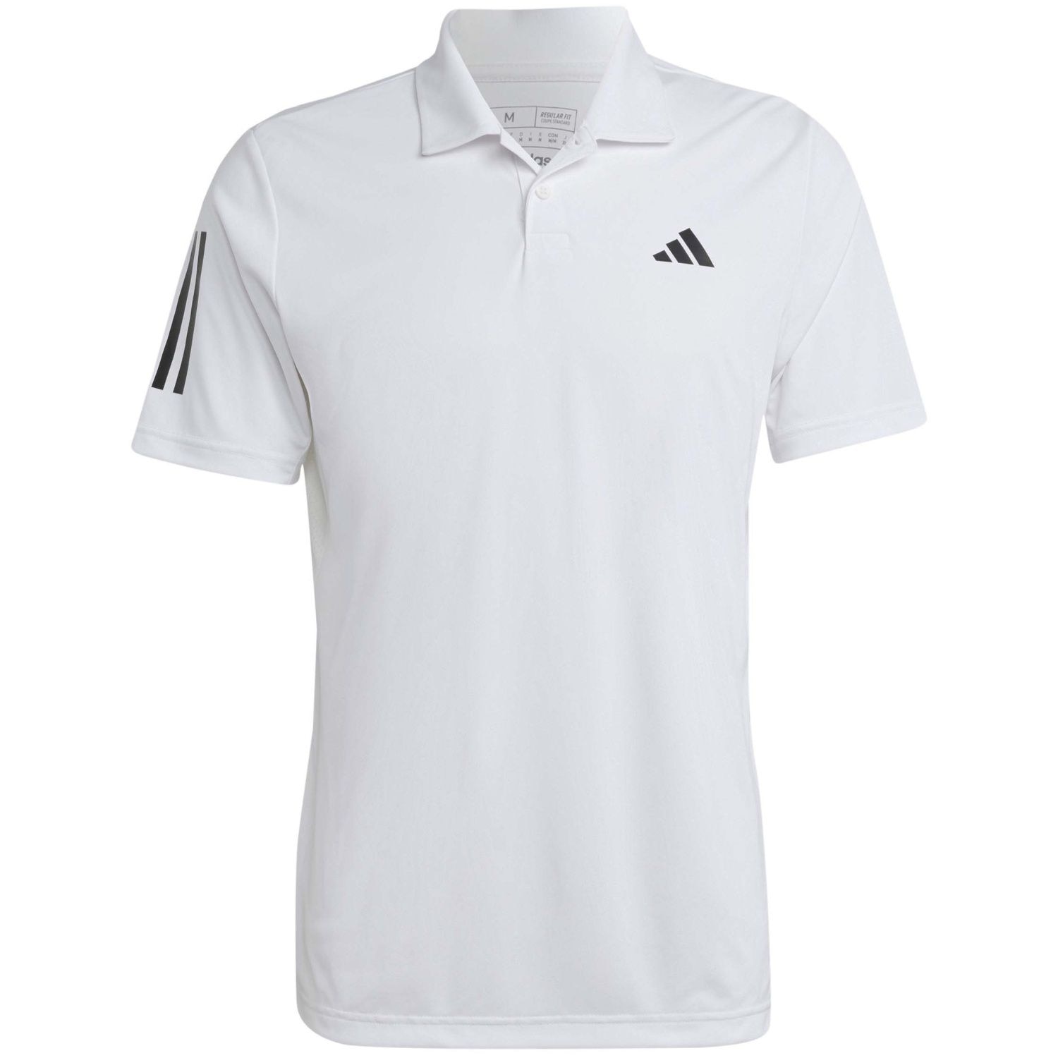 Polo de Ténis e Padel Club 3str Adidas Branco-4