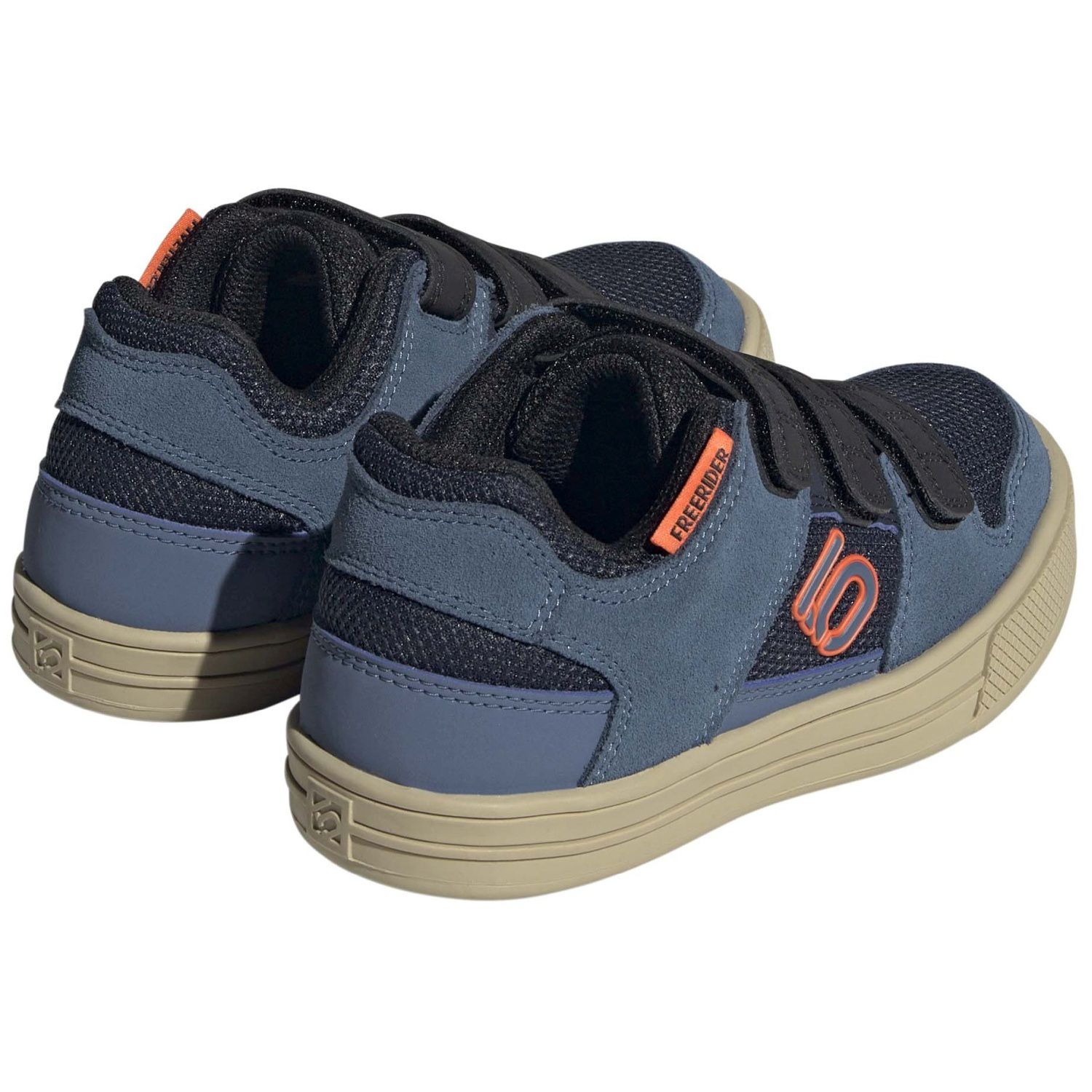 Sapatilhas de Ciclismo Infantil 5.10 Freerider Kids Vcs Plataforma Adidas Azul-5