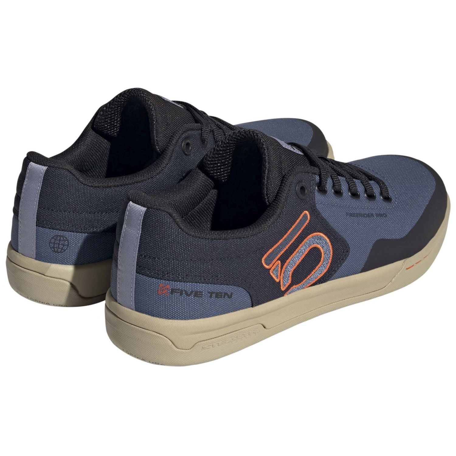 Sapatilhas de Ciclismo 5.10 Freerider Pro Canvas Plataforma Adidas Azul-5