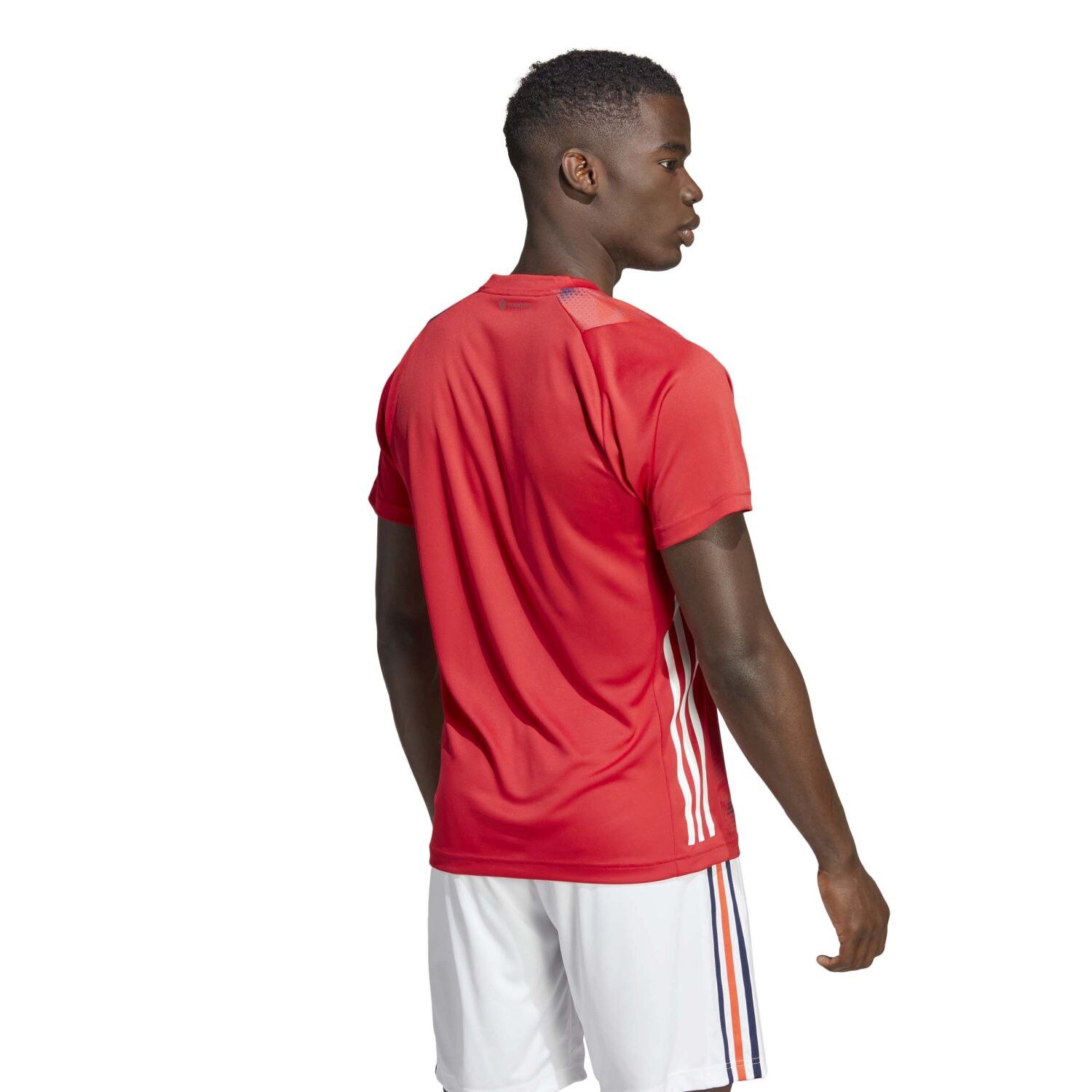 T-shirt de Andebol Ffhb Adidas Vermelho-2