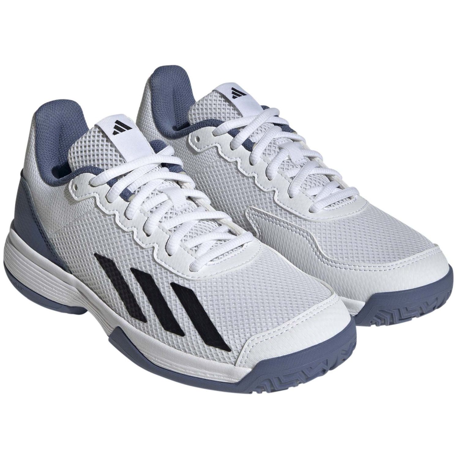 Sapatilhas de Ténis Infantil COURTFLASH Adidas Branco / Azul-4
