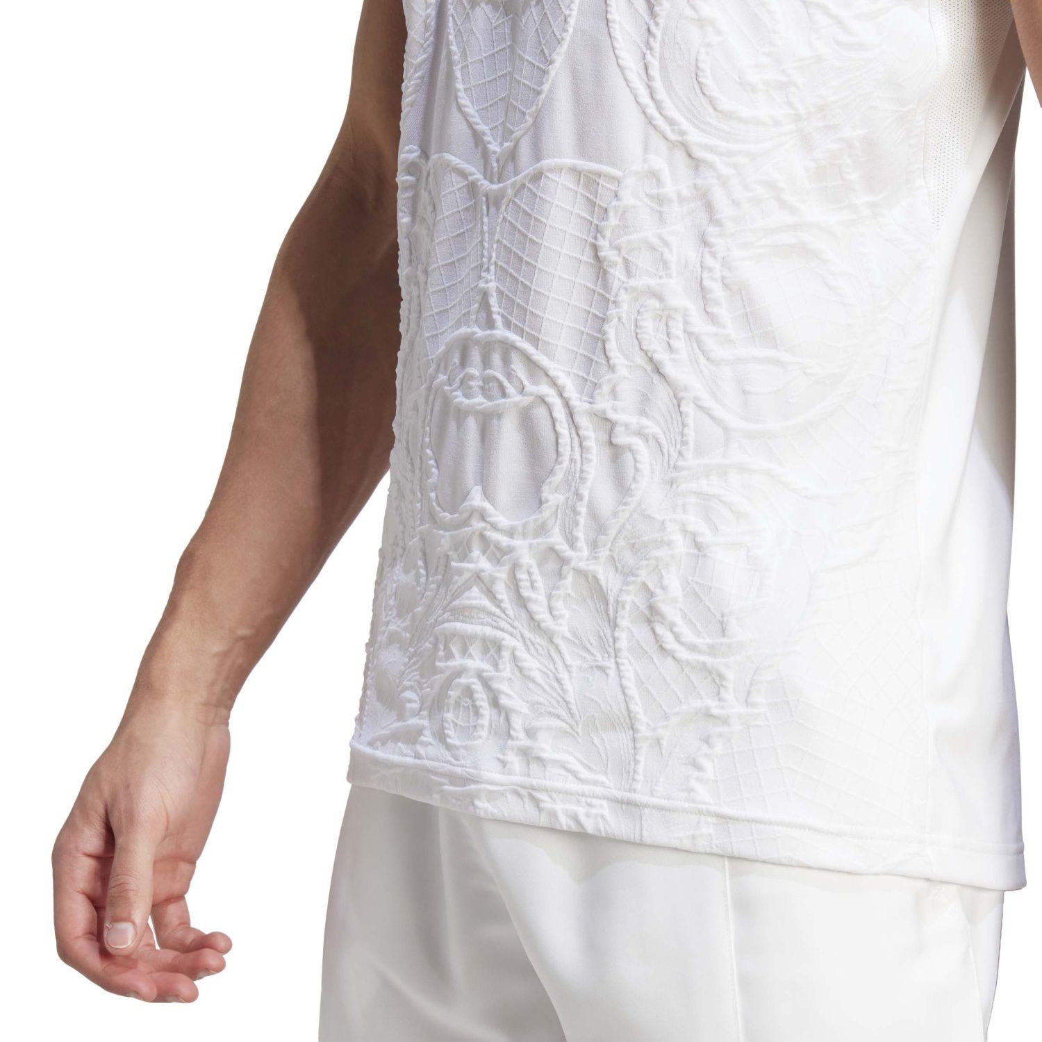 Polo de Ténis London Adidas Branco-6