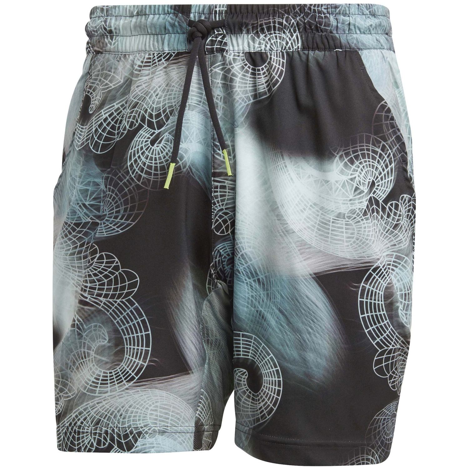 Calças Curtas de Ténis e Padel Printed Ergo Adidas Preto-5