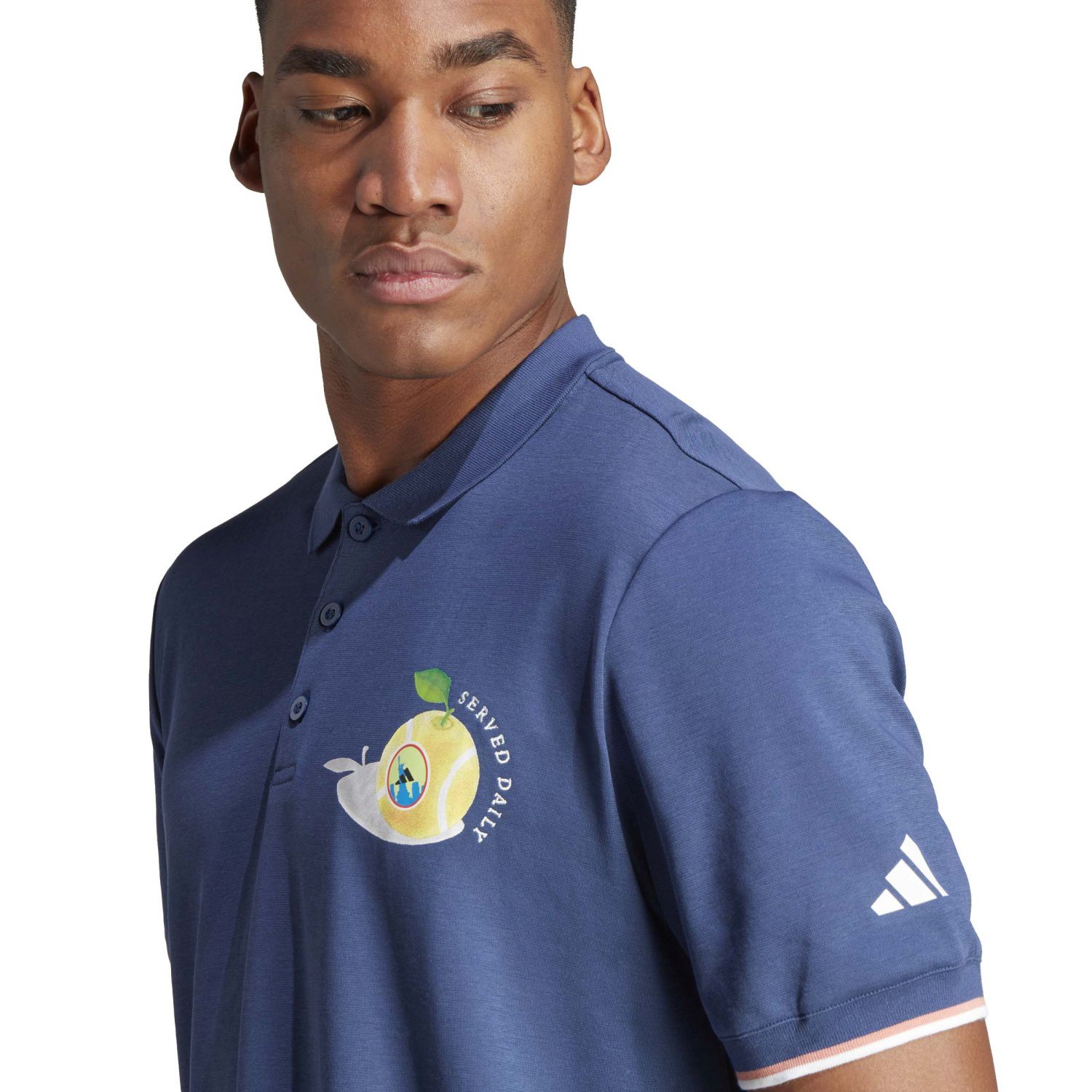 Polo de Ténis e Pádel Premium 1 Adidas Azul-5