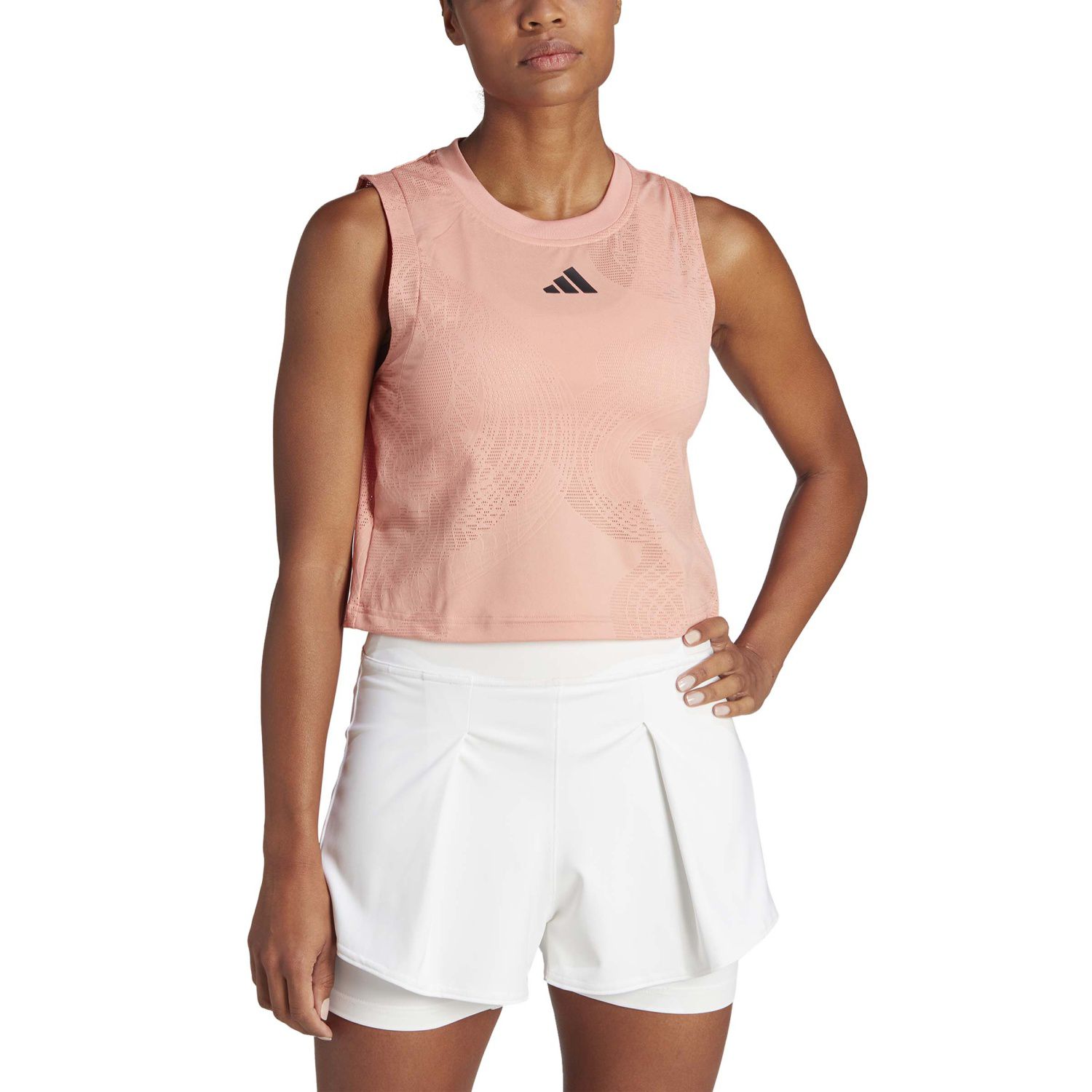 T-shirt de Ténis e Pádel Ldn Match Adidas Rosa-3