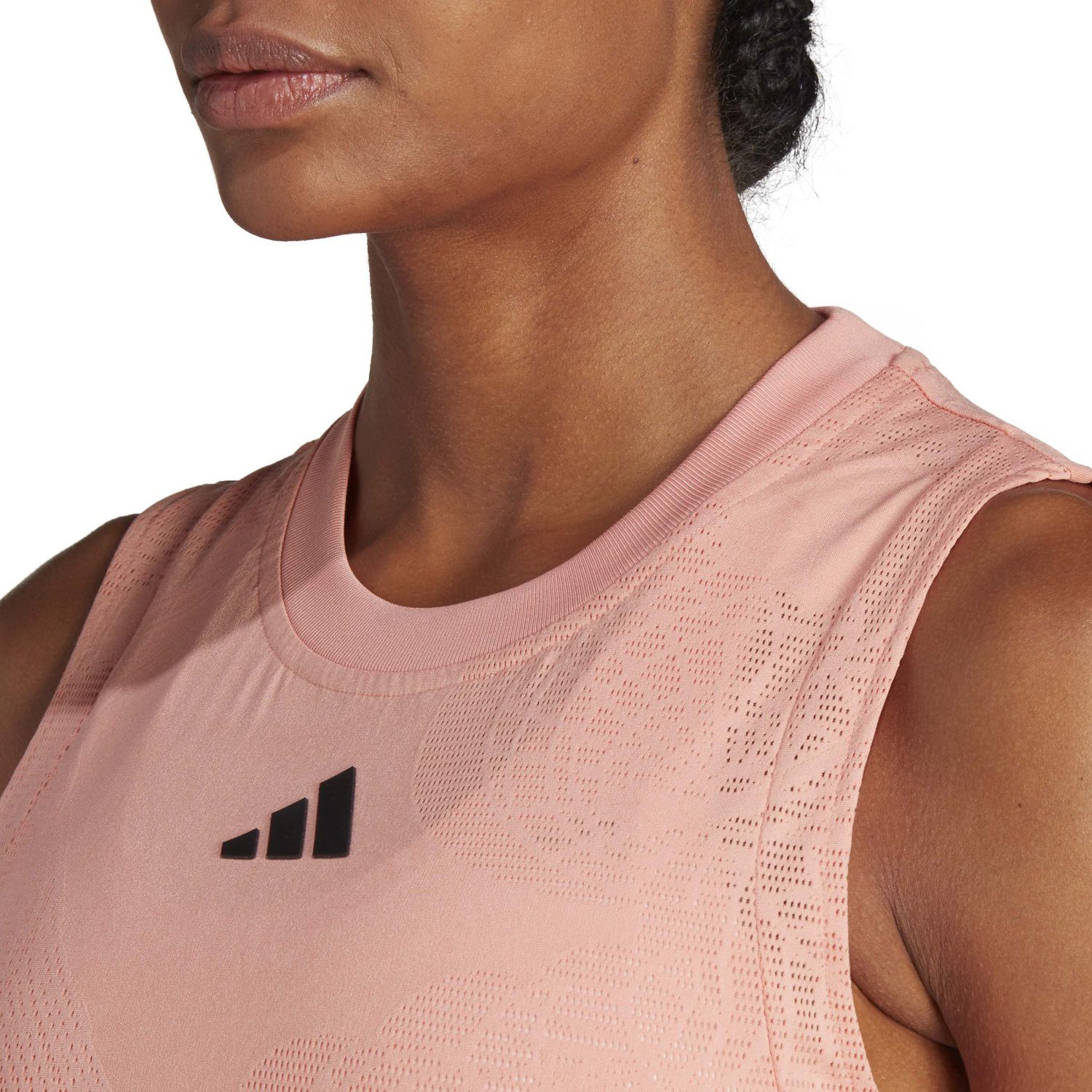 T-shirt de Ténis e Pádel Ldn Match Adidas Rosa-5