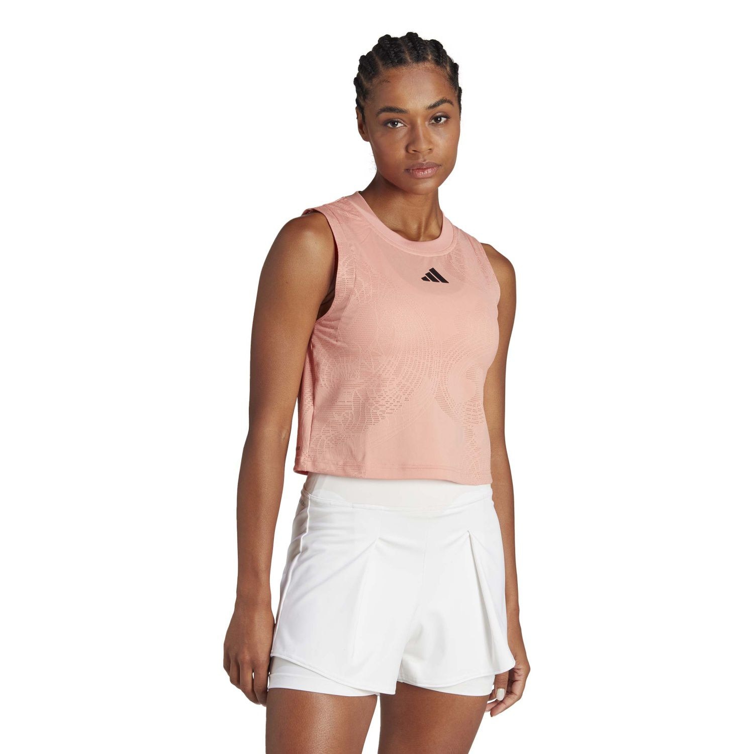 T-shirt de Ténis e Pádel Ldn Match Adidas Rosa-1