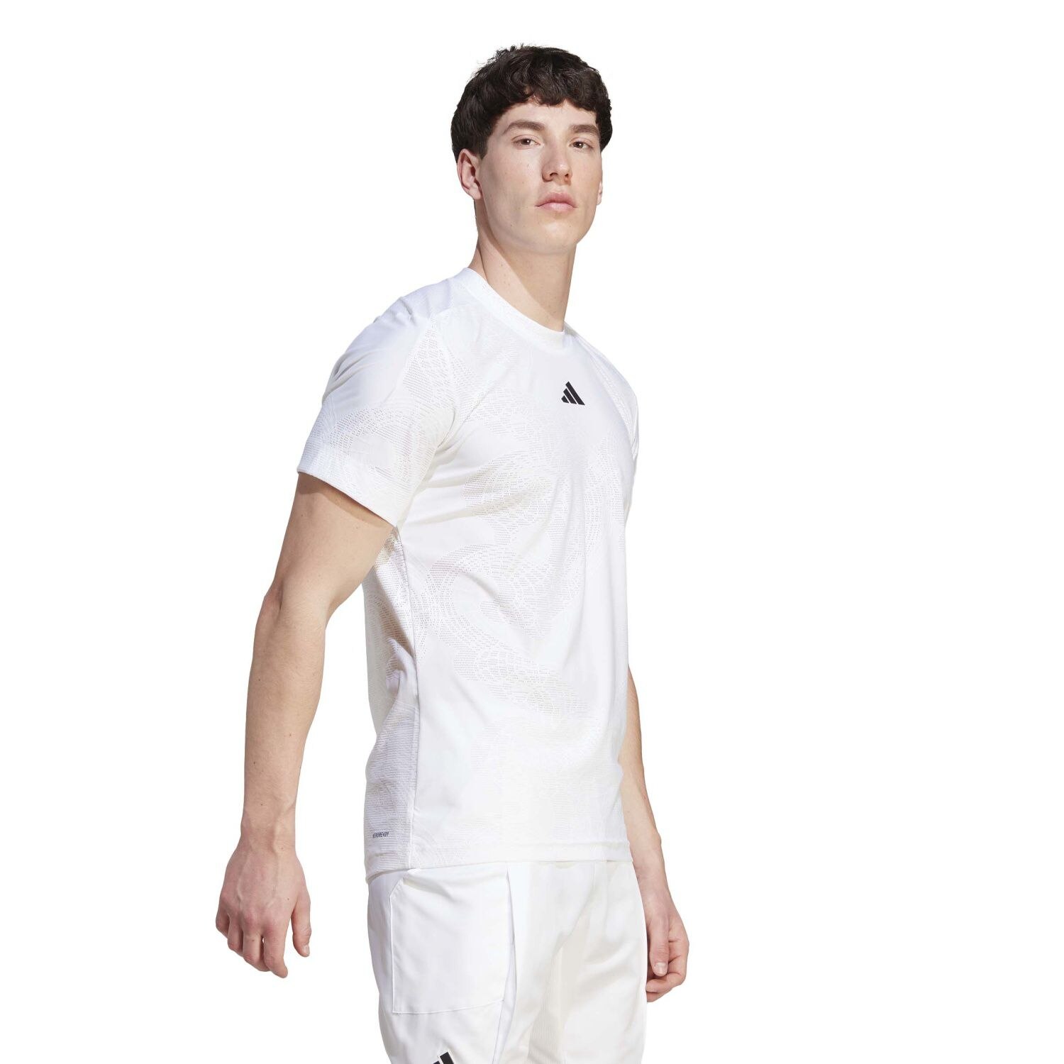 T-shirt de Ténis e Pádel London Adidas Branco-4
