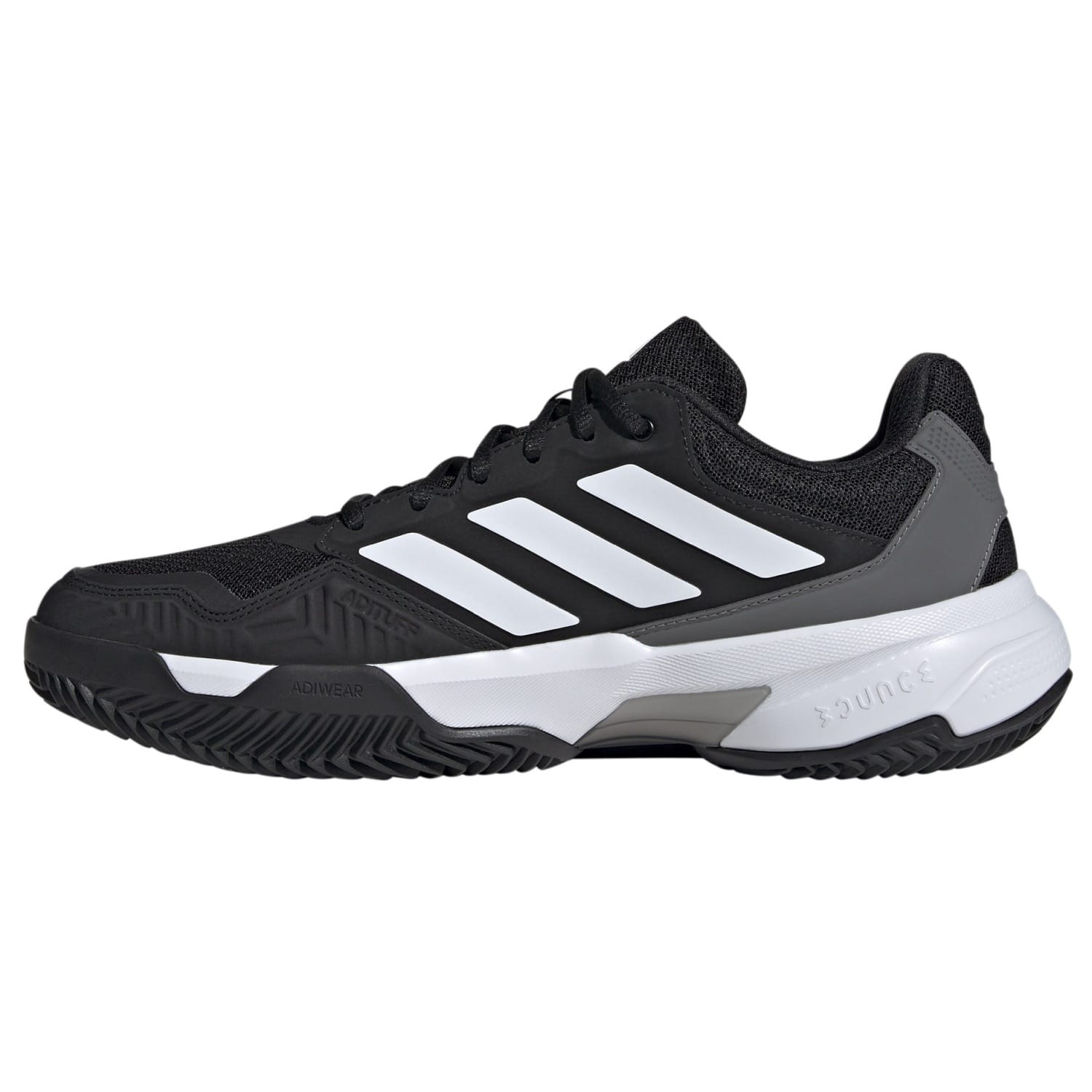 Sapatilhas de Ténis e Pádel Courtjam Control Clay Adidas Preto / Branco-3