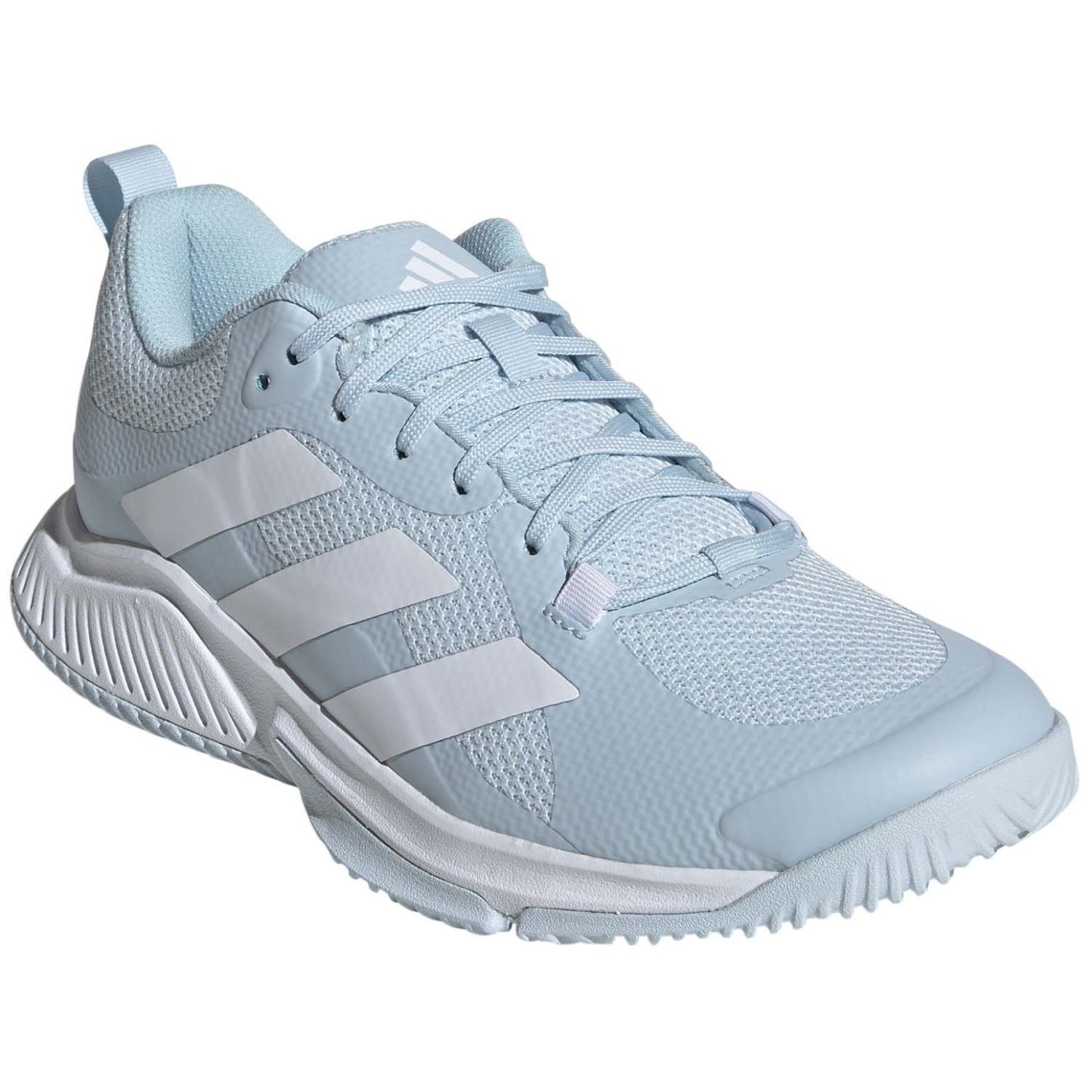 Sapatilhas Indoor Court Team Bounce 2 Adidas Azul-claro-4