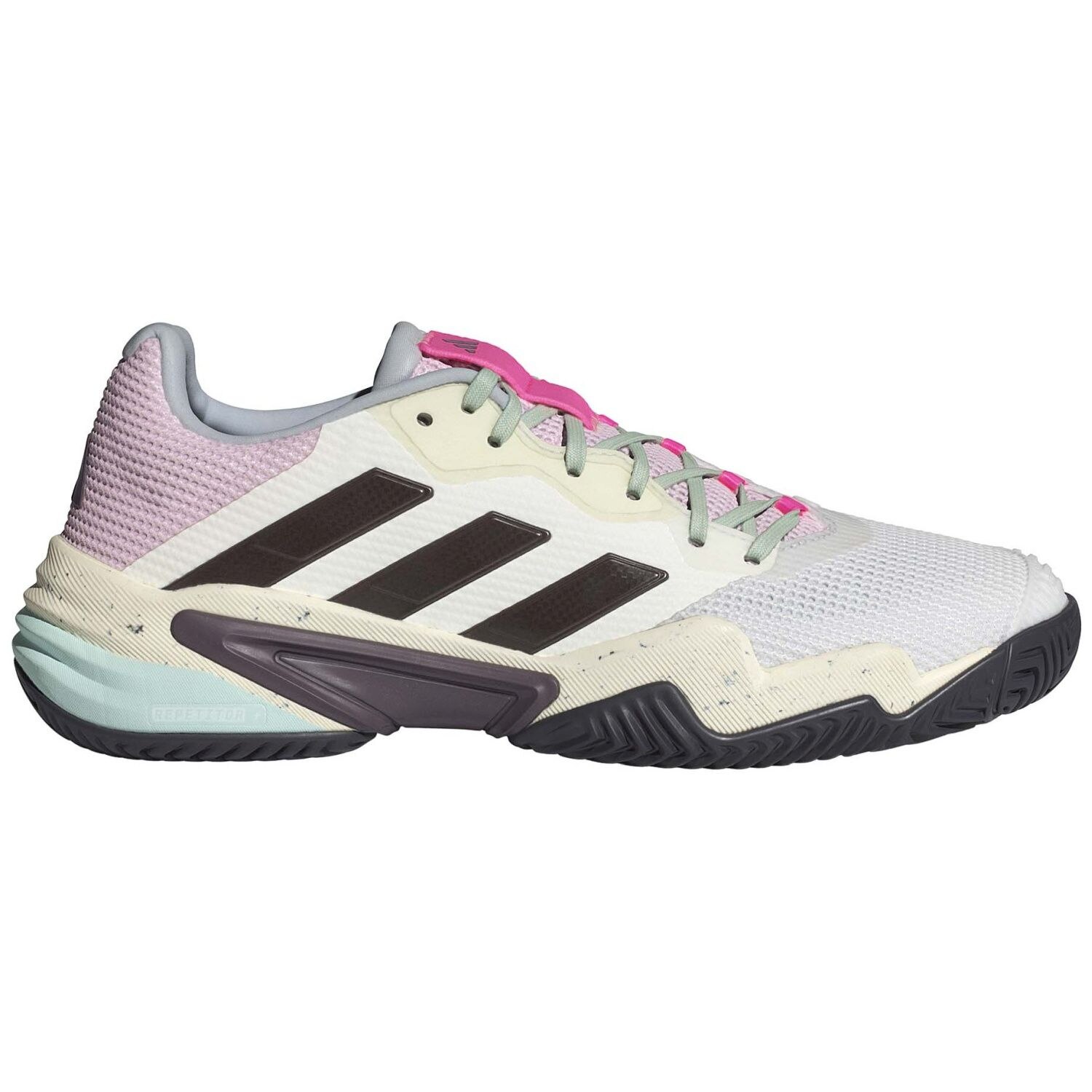 Sapatilhas de Ténis Barricade Adidas Branco / Rosa-1