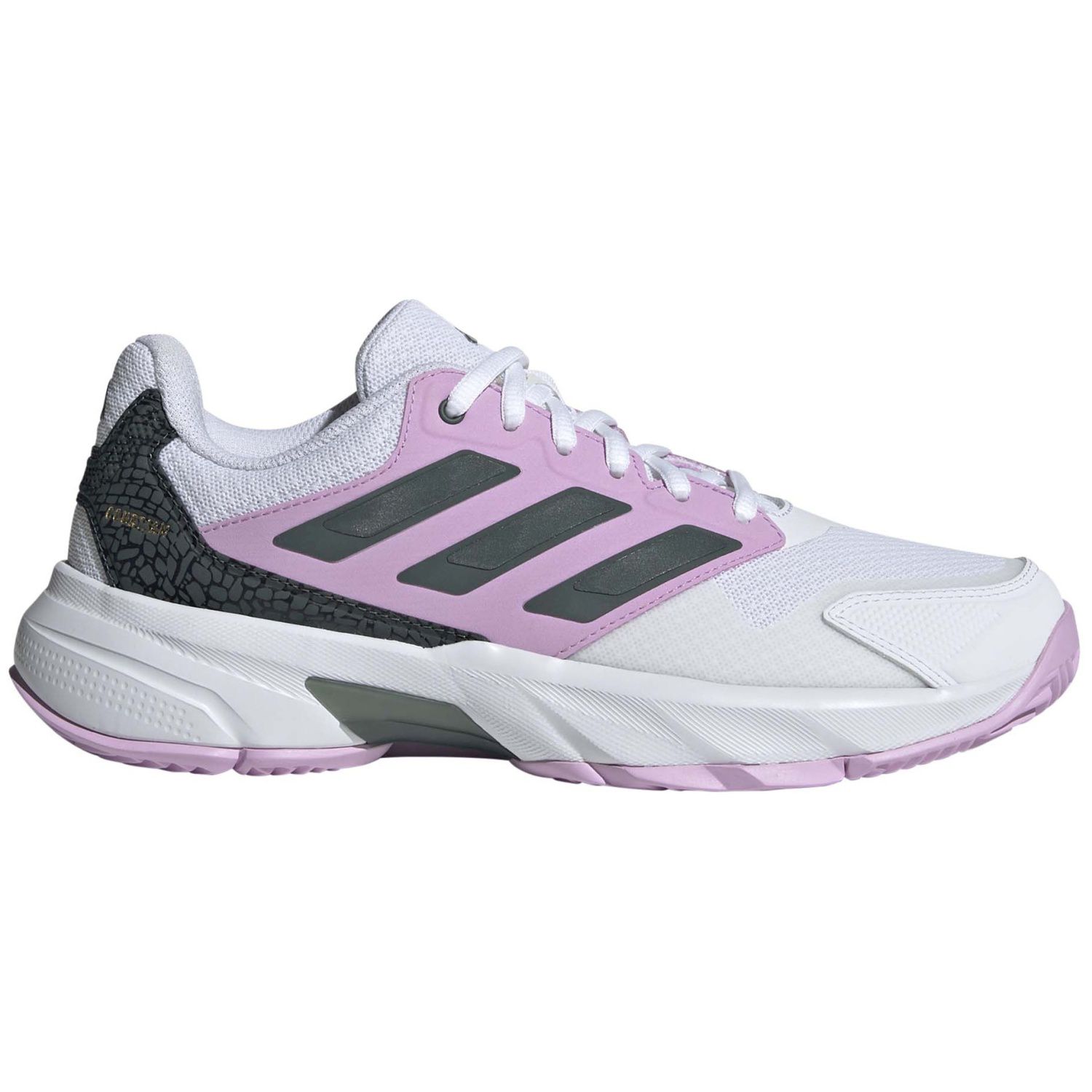 Sapatilhas de Ténis Courtjam Control Adidas Branco / Rosa-1