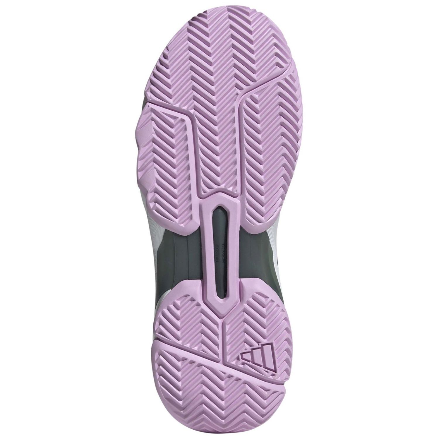 Sapatilhas de Ténis Courtjam Control Adidas Branco / Rosa-3