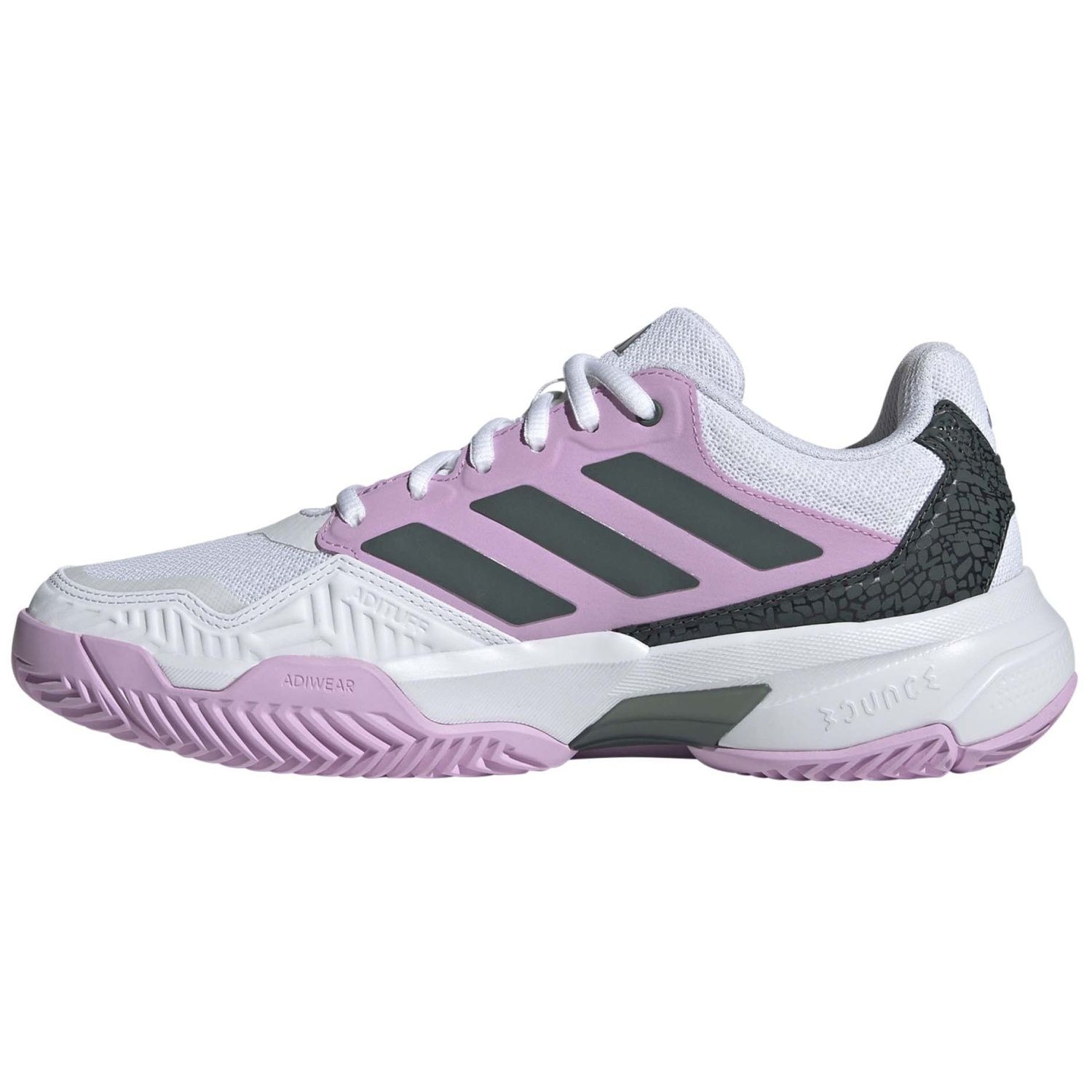 Sapatilhas de Ténis Courtjam Control Adidas Branco / Rosa-4