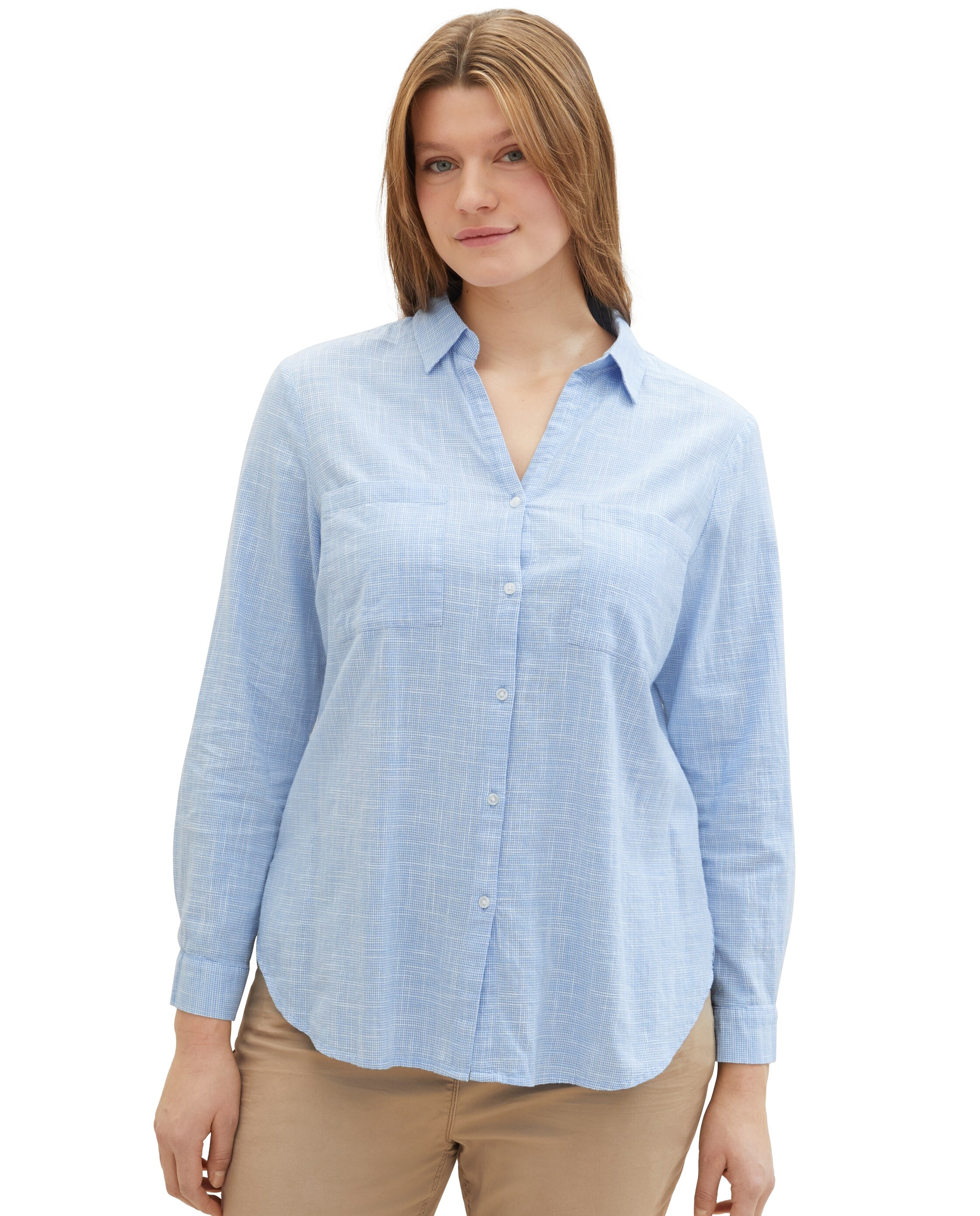 Imagem 0 de Blusa com Manga 3/4 em Liso