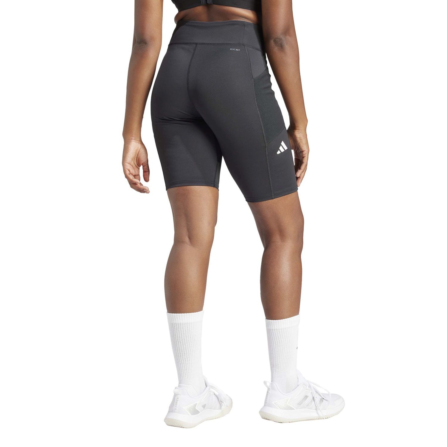 Calças de Malha de Ténis e Pádel Curta Match Adidas Preto-2
