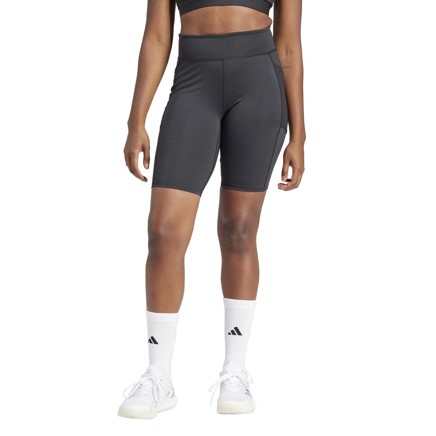 Calças de Malha de Ténis e Pádel Curta Match Adidas Preto-3