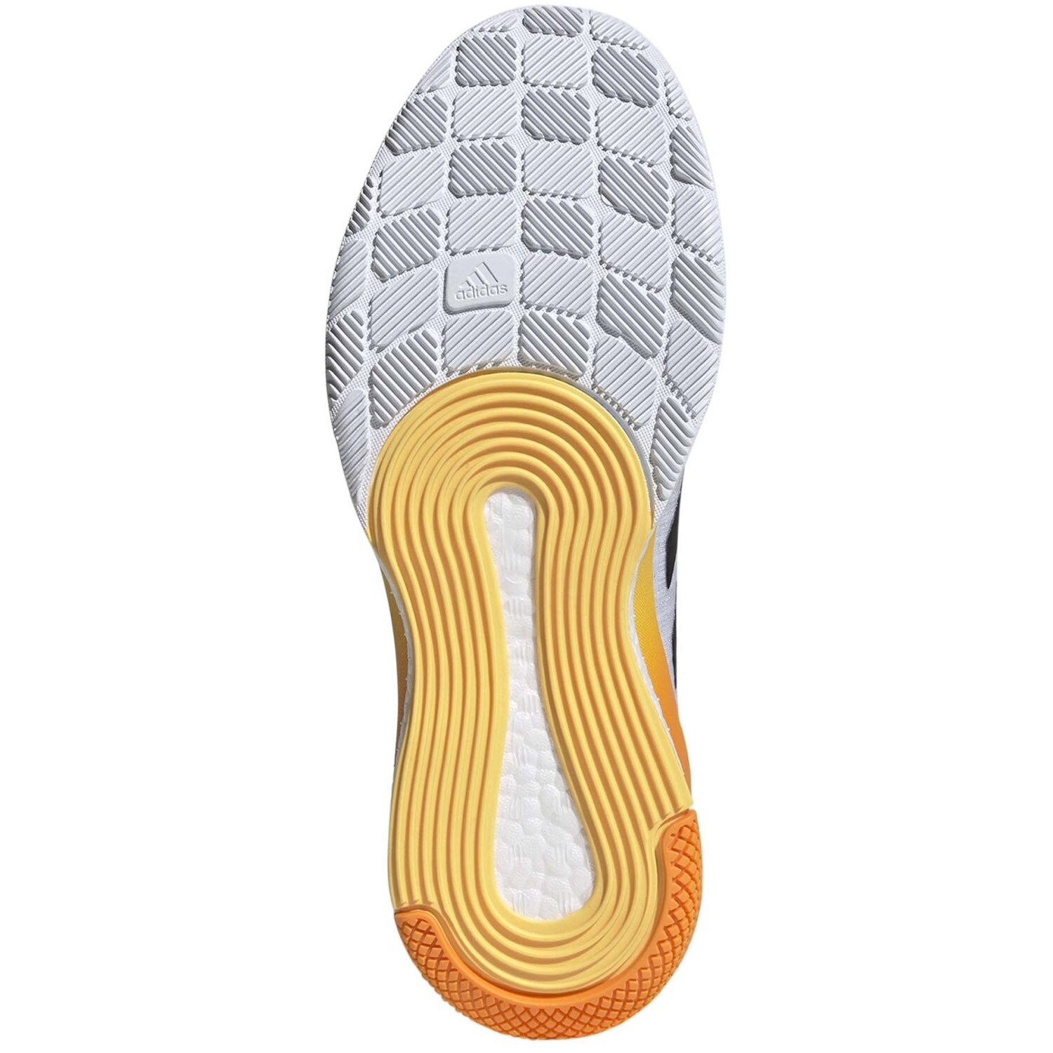 Sapatilhas Indoor Crazyflight Adidas Branco / Laranja-2