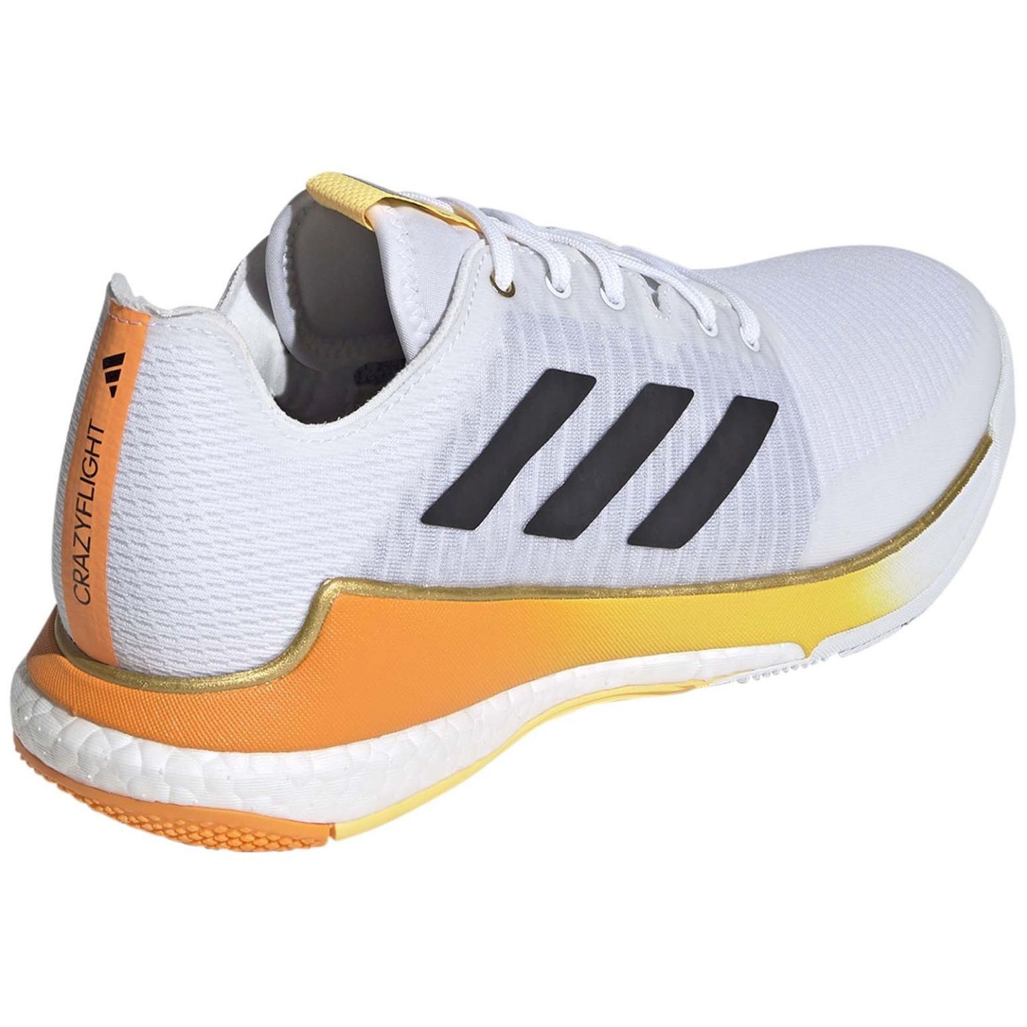 Sapatilhas Indoor Crazyflight Adidas Branco / Laranja-5