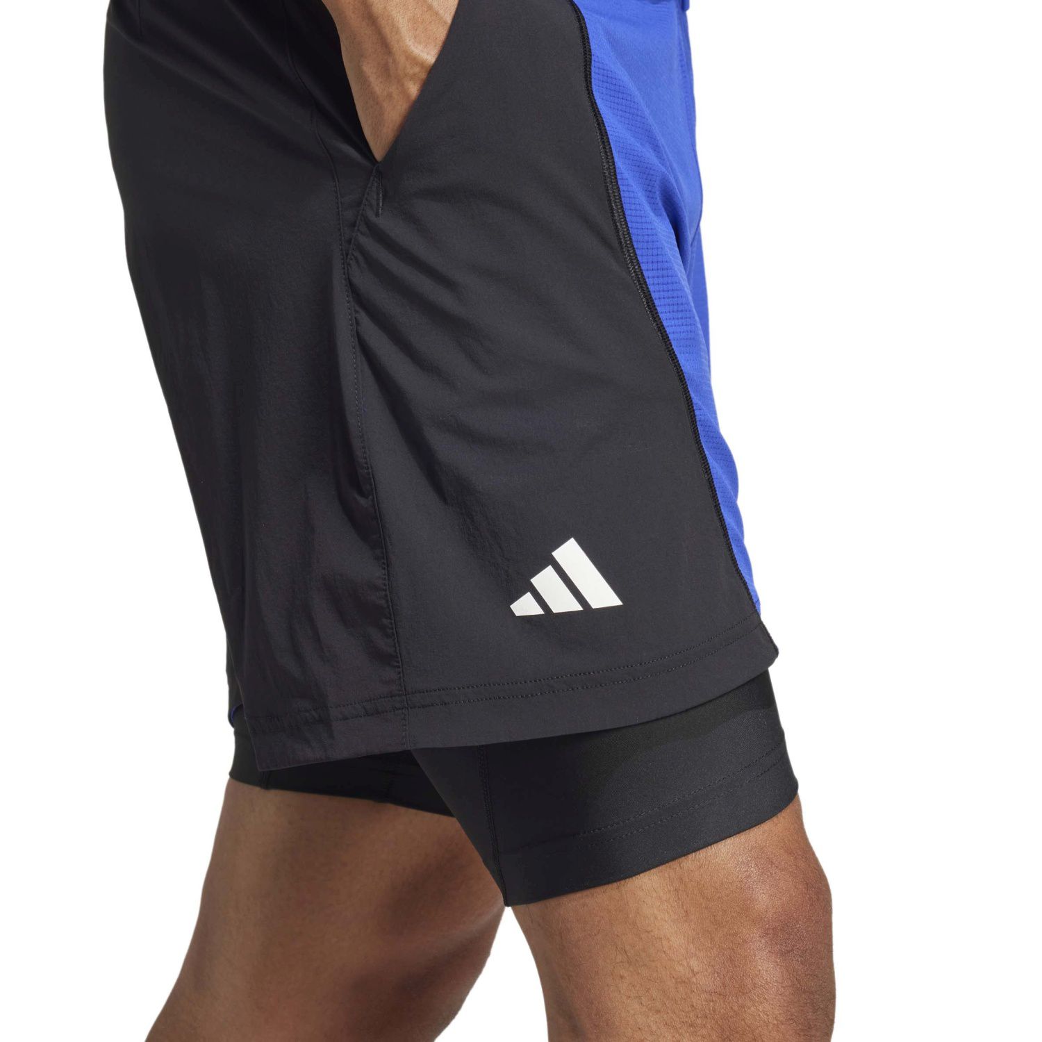 Calças Curtas de Ténis e Pádel Set Adidas Azul Royal-5