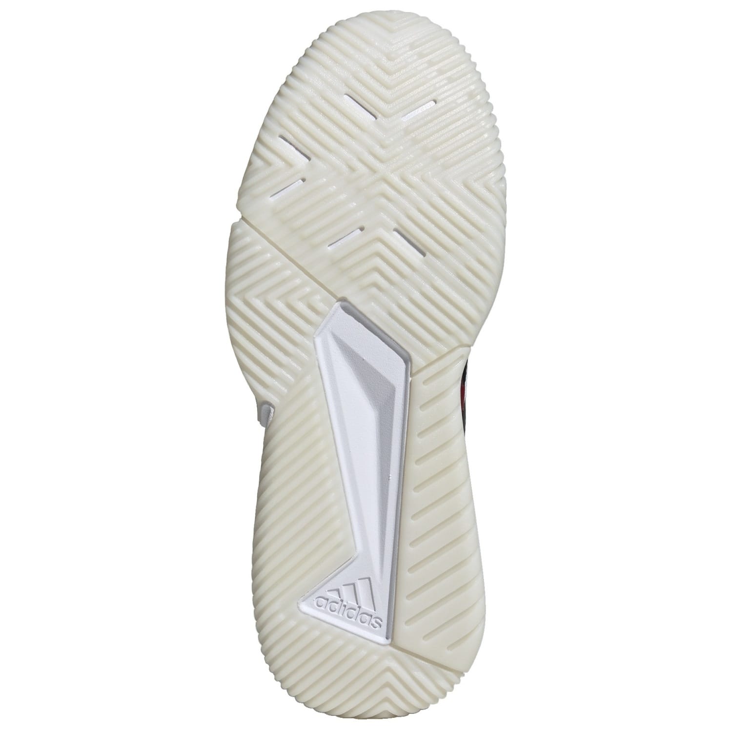 Sapatilhas de Padel Courtquick Padel Adidas Branco / Vermelho-2