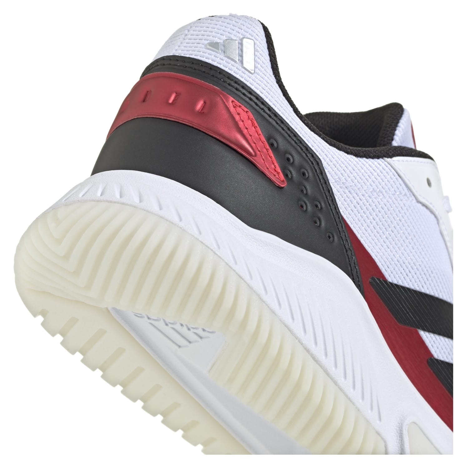 Sapatilhas de Padel Courtquick Padel Adidas Branco / Vermelho-3