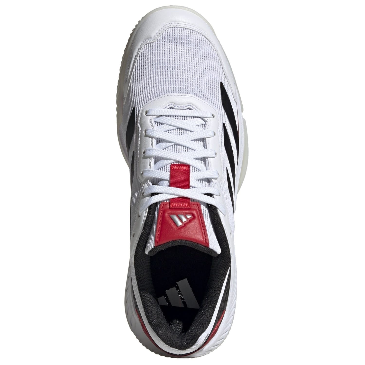 Sapatilhas de Padel Courtquick Padel Adidas Branco / Vermelho-4