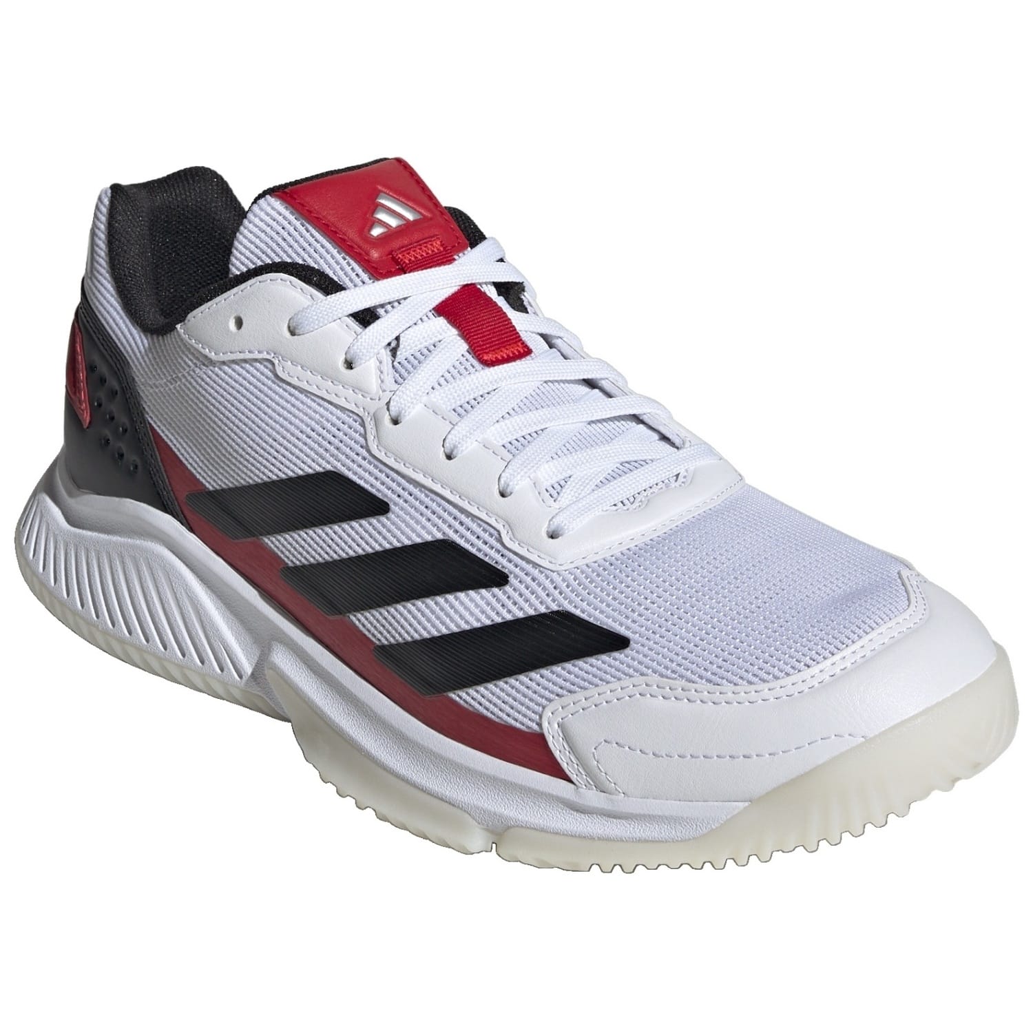 Sapatilhas de Padel Courtquick Padel Adidas Branco / Vermelho-5