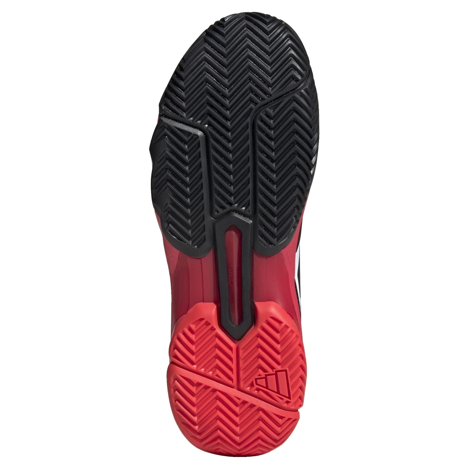 Sapatilhas de Ténis Courtjam Control Adidas Branco / Vermelho-2