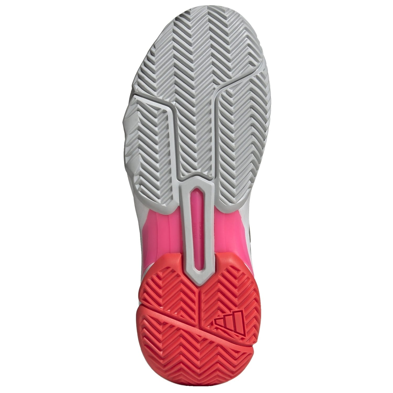 Sapatilhas de Ténis Courtjam Control Adidas Cinzento / Rosa-2