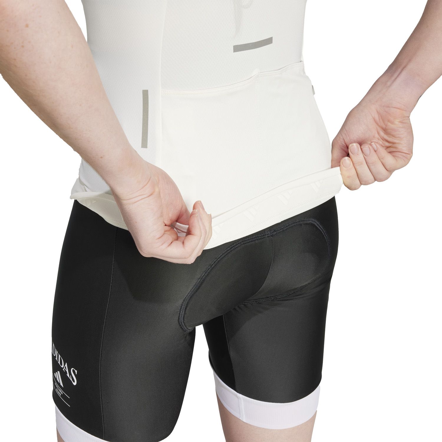 Maillot de Ciclismo Temp Her W Adidas Branco-4