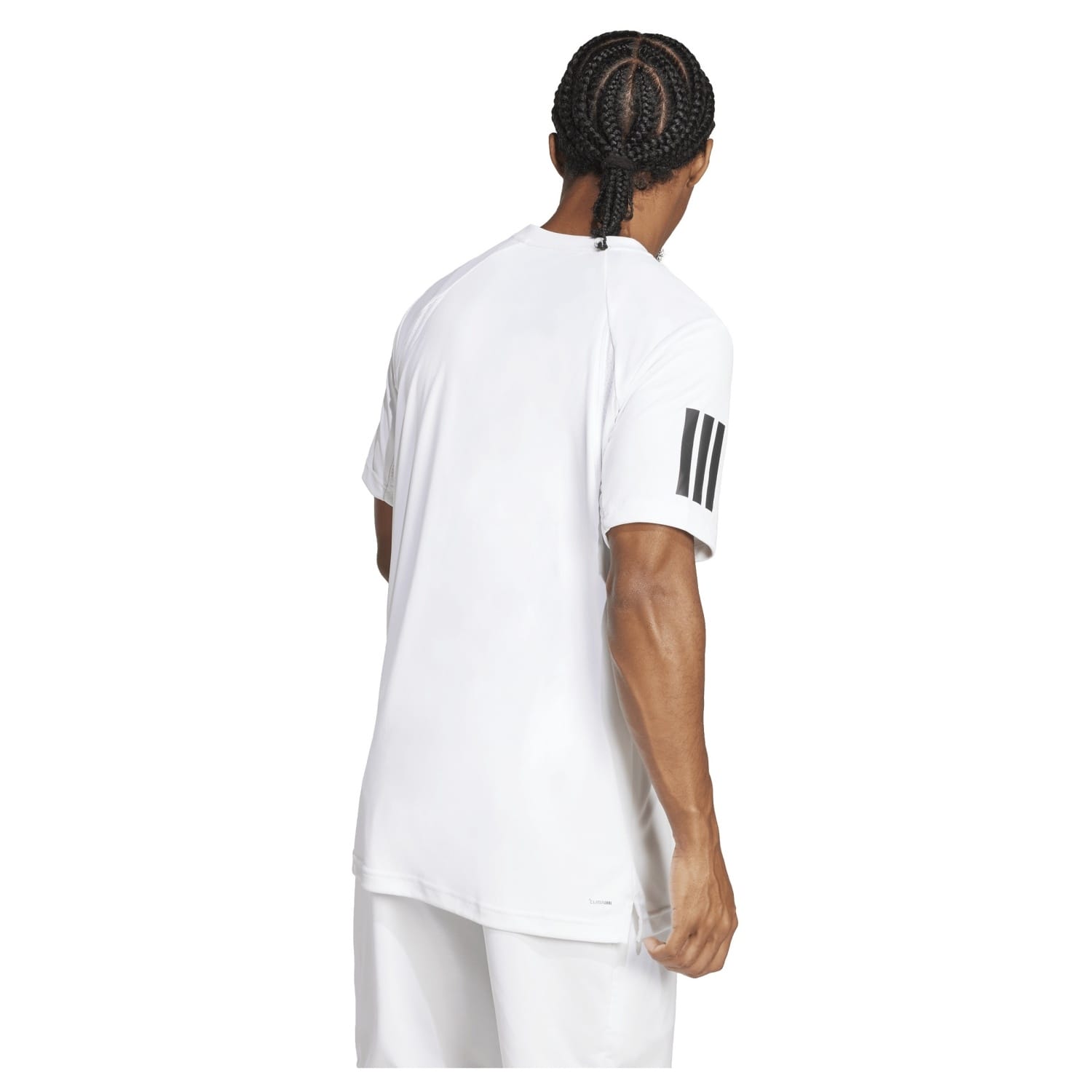 T-shirt de Ténis e Pádel Club 3str Adidas Branco-3