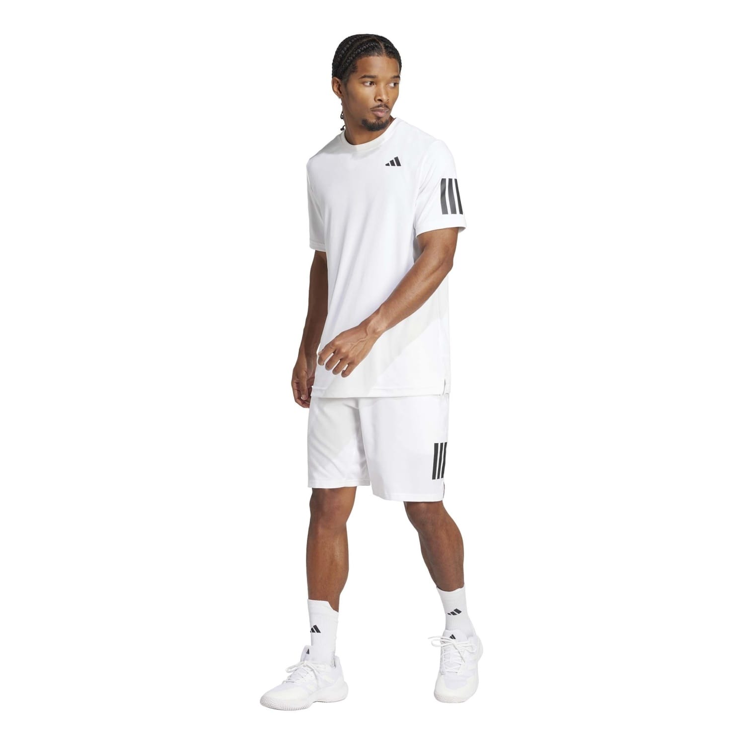 T-shirt de Ténis e Pádel Club 3str Adidas Branco-6