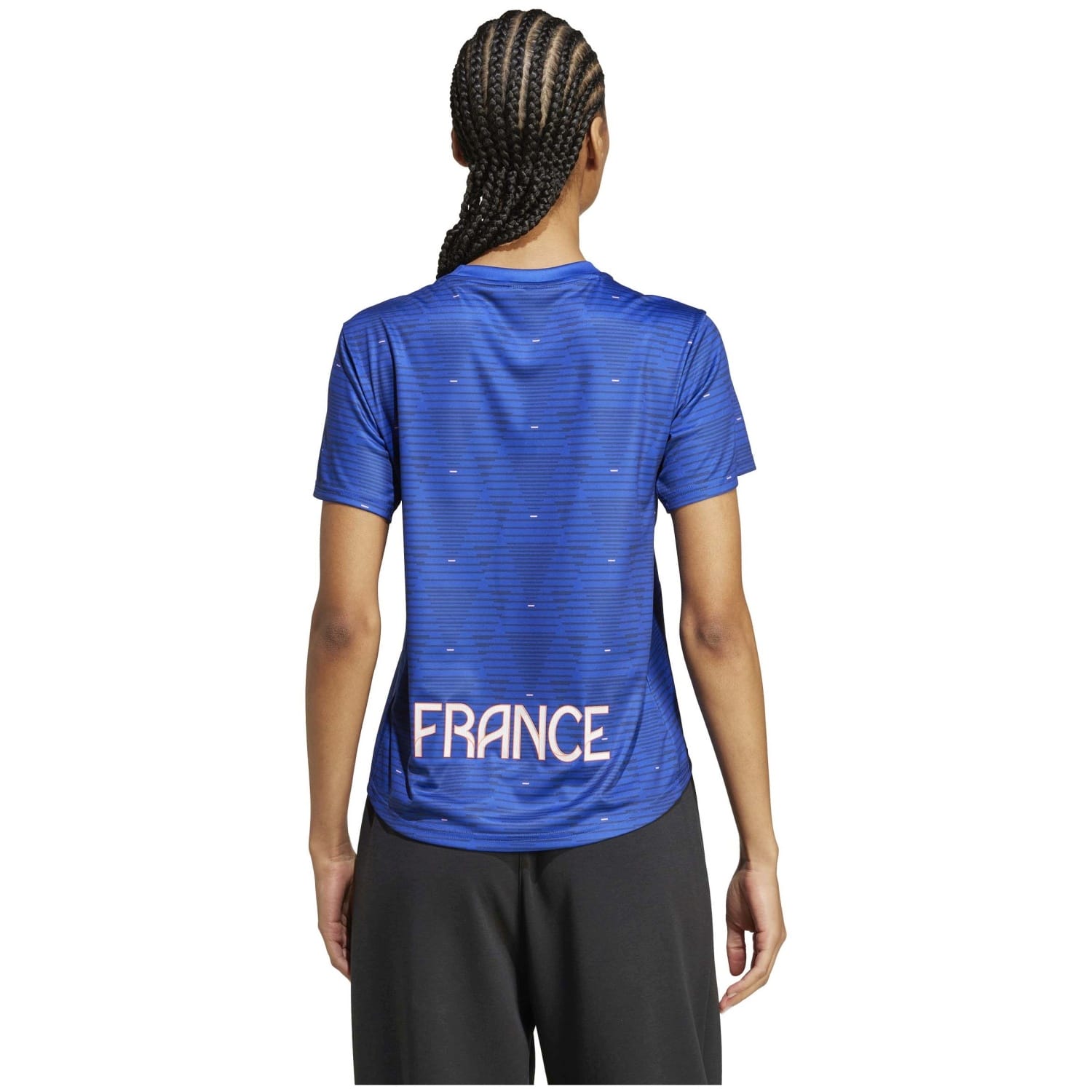 T-shirt de Andebol Ffhb Tr Adidas Azul-2