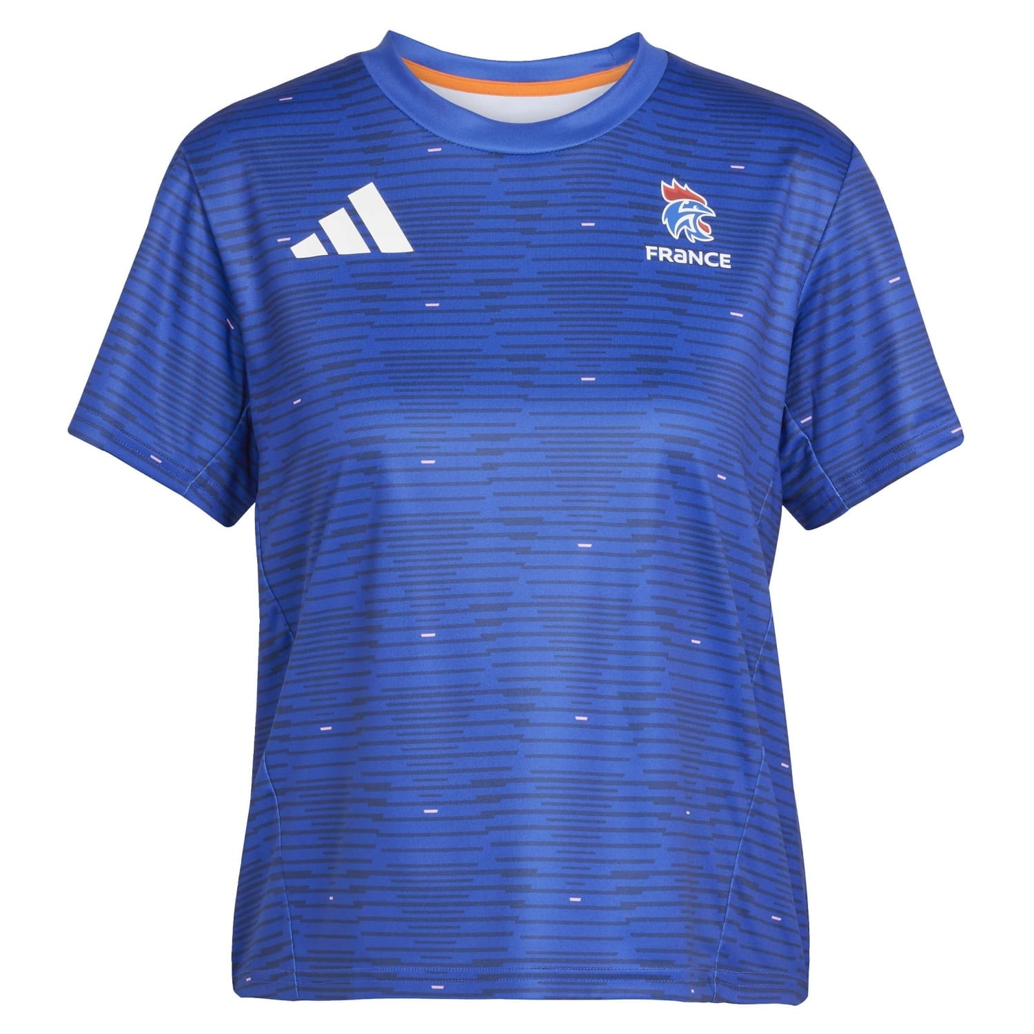 T-shirt de Andebol Ffhb Tr Adidas Azul-6