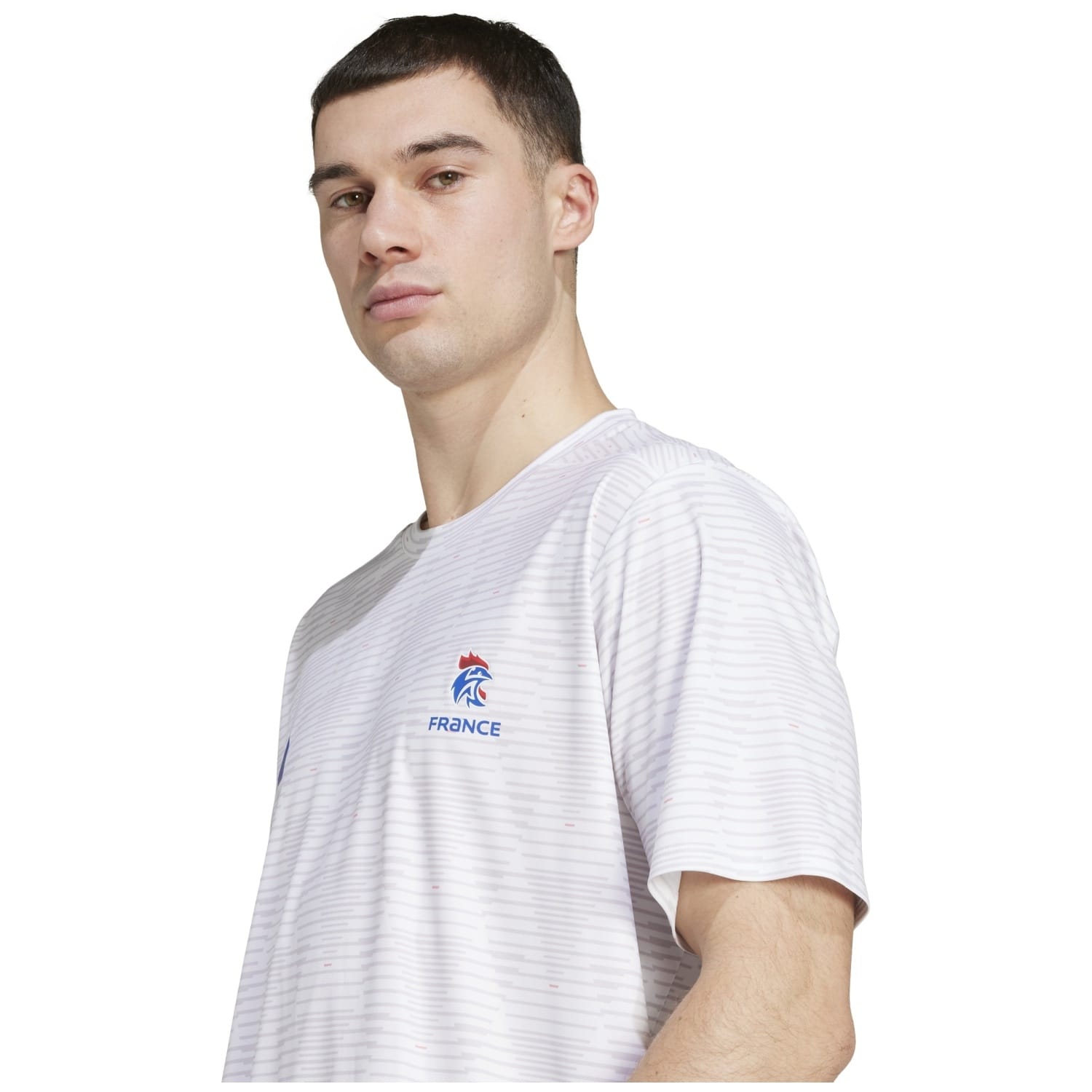 T-shirt de Andebol Ffhb Tr Adidas Branco-3