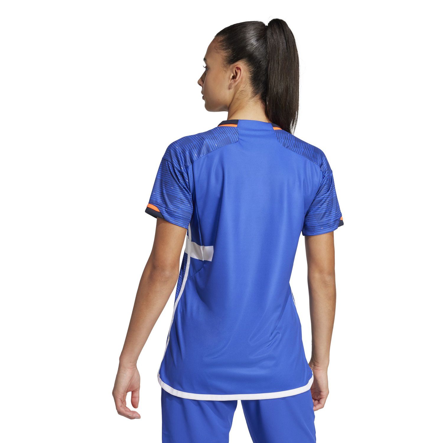 T-shirt de Andebol Ffhb Rep Adidas Azul-2