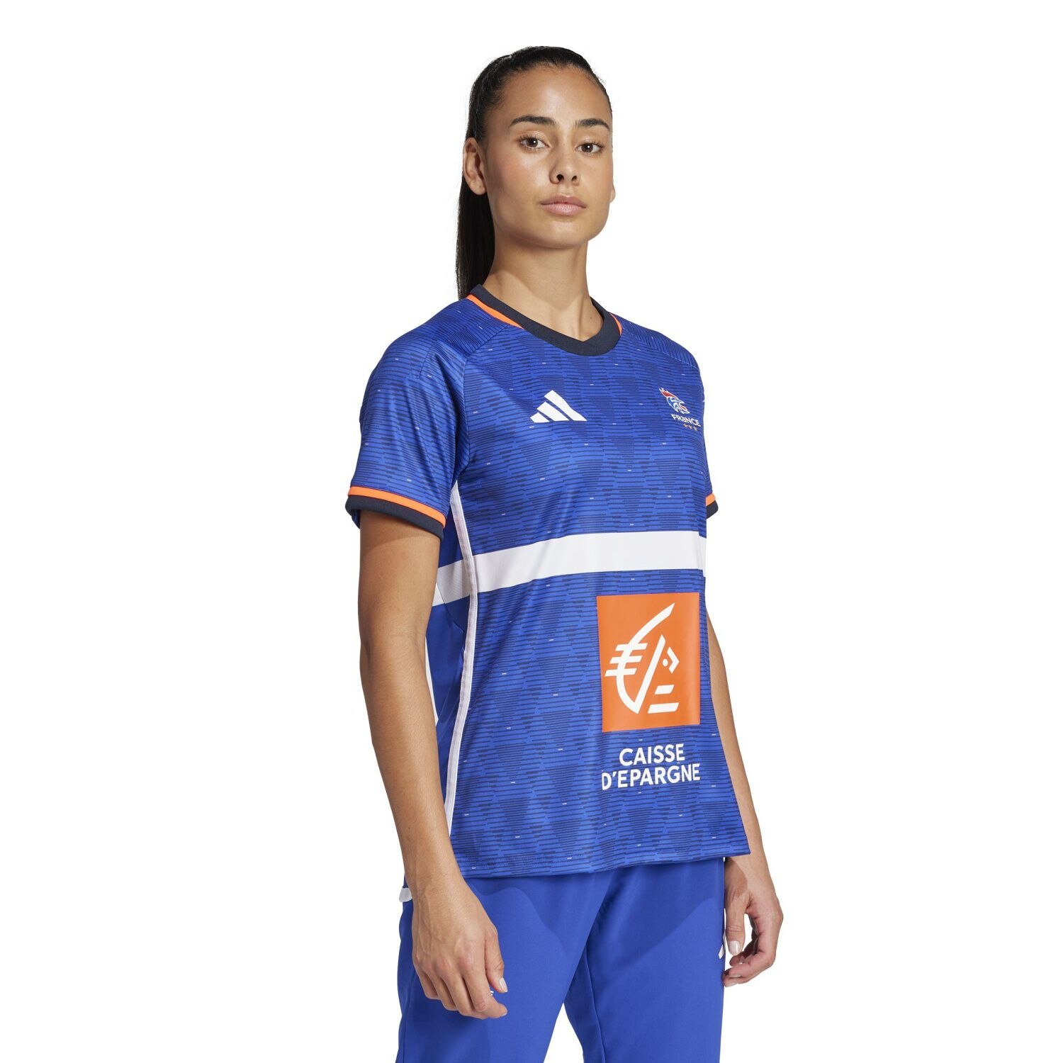 T-shirt de Andebol Ffhb Rep Adidas Azul-4