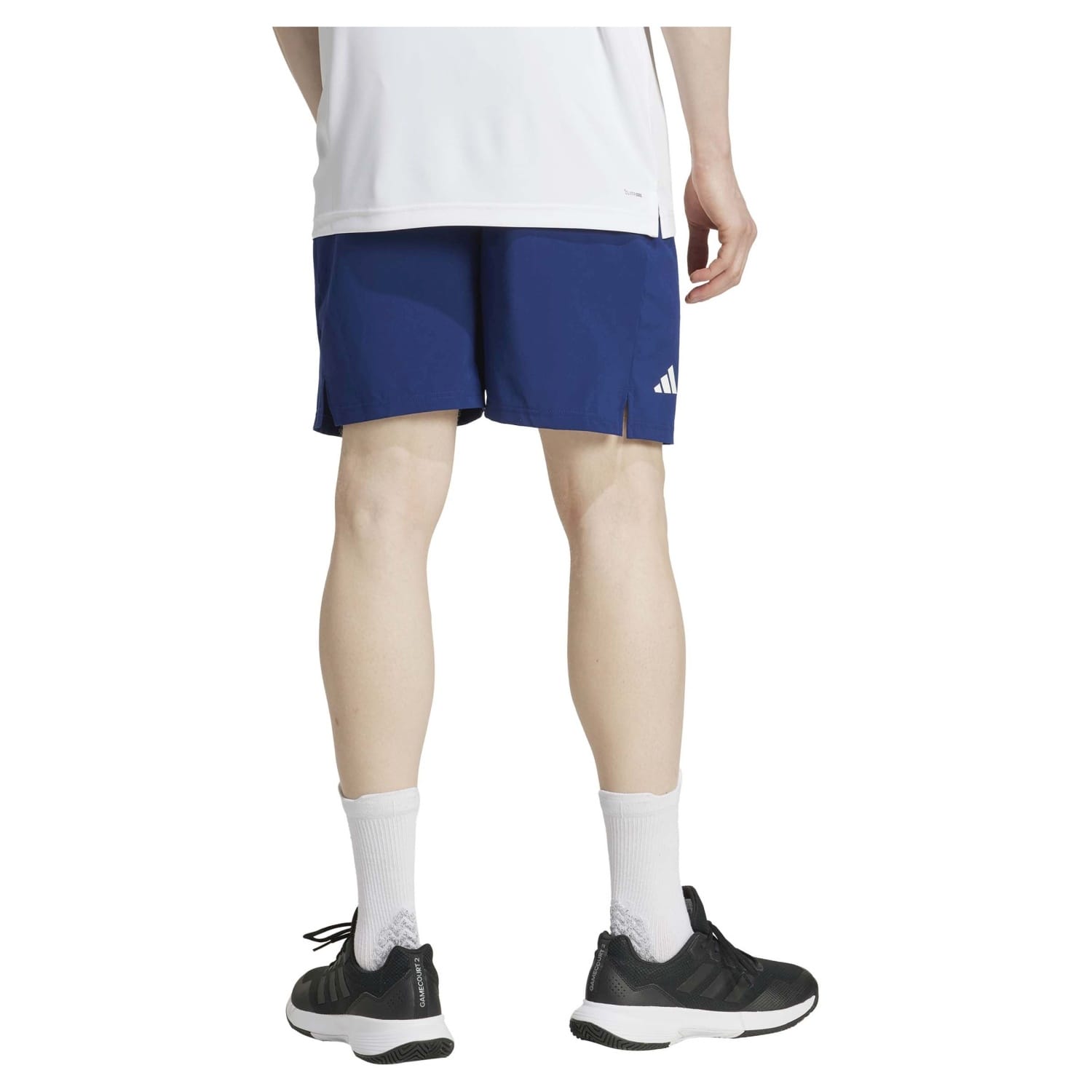 Calças Curtas de Ténis e Padel Club Sw Adidas Azul-2