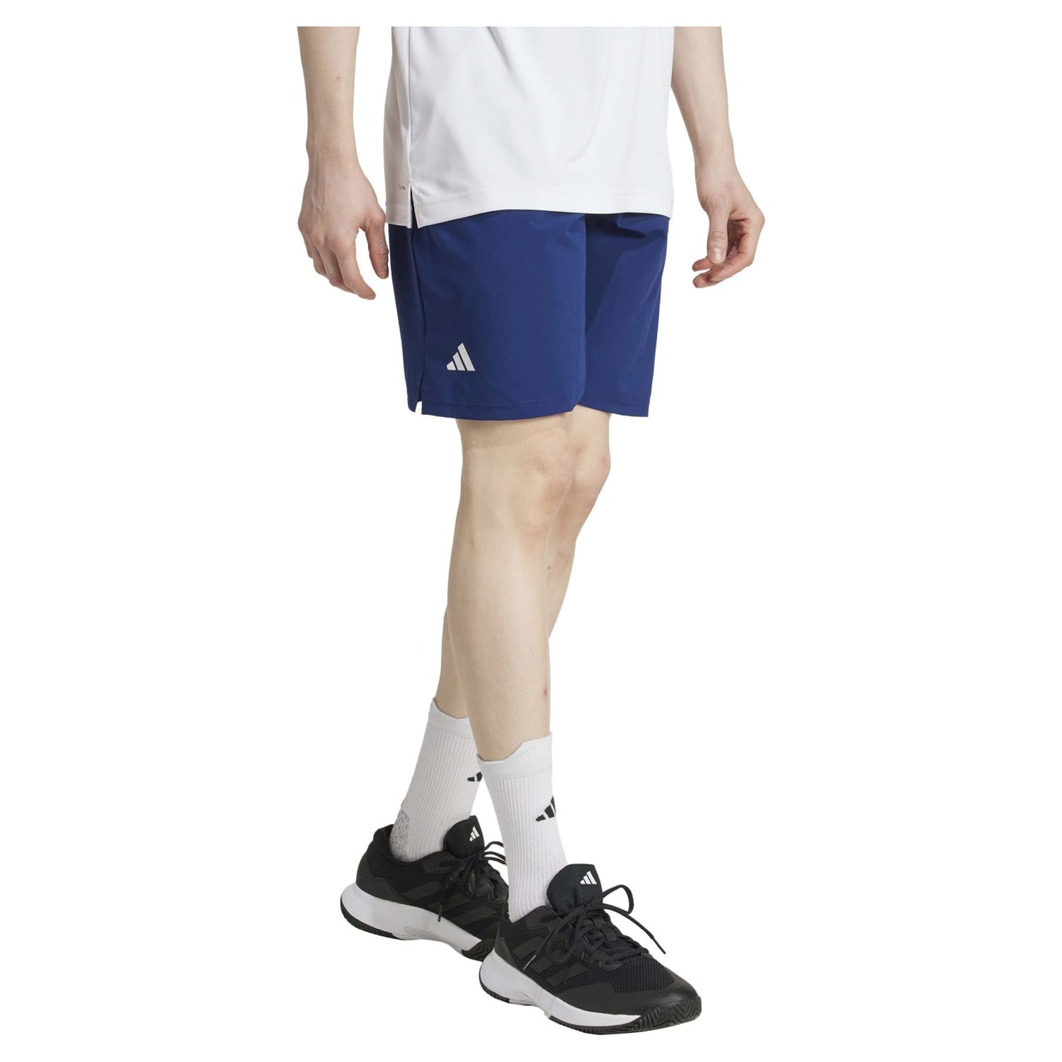Calças Curtas de Ténis e Padel Club Sw Adidas Azul-5