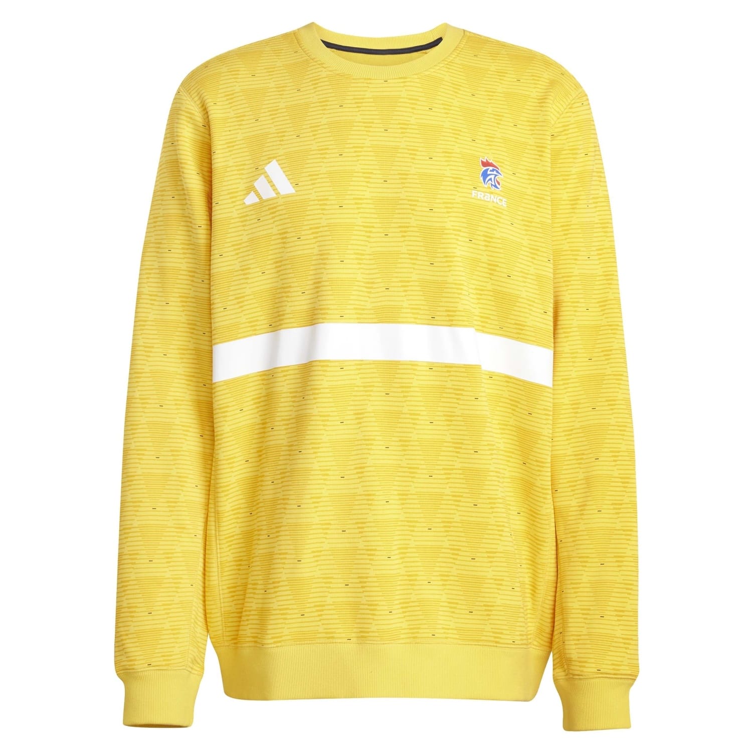Sweatshirt de Andebol Ffhb Gk Adidas Amarelo-1