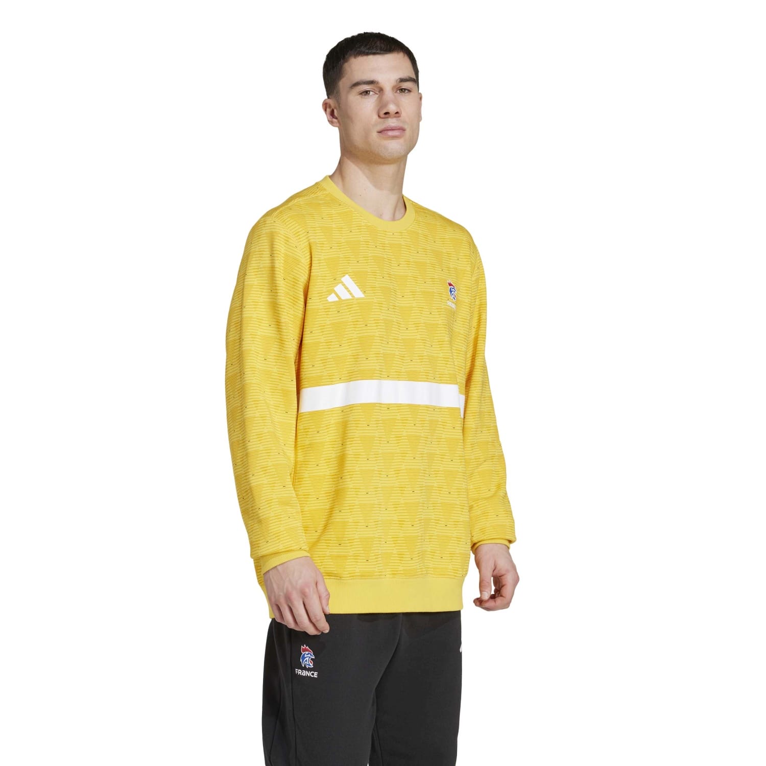 Sweatshirt de Andebol Ffhb Gk Adidas Amarelo-4
