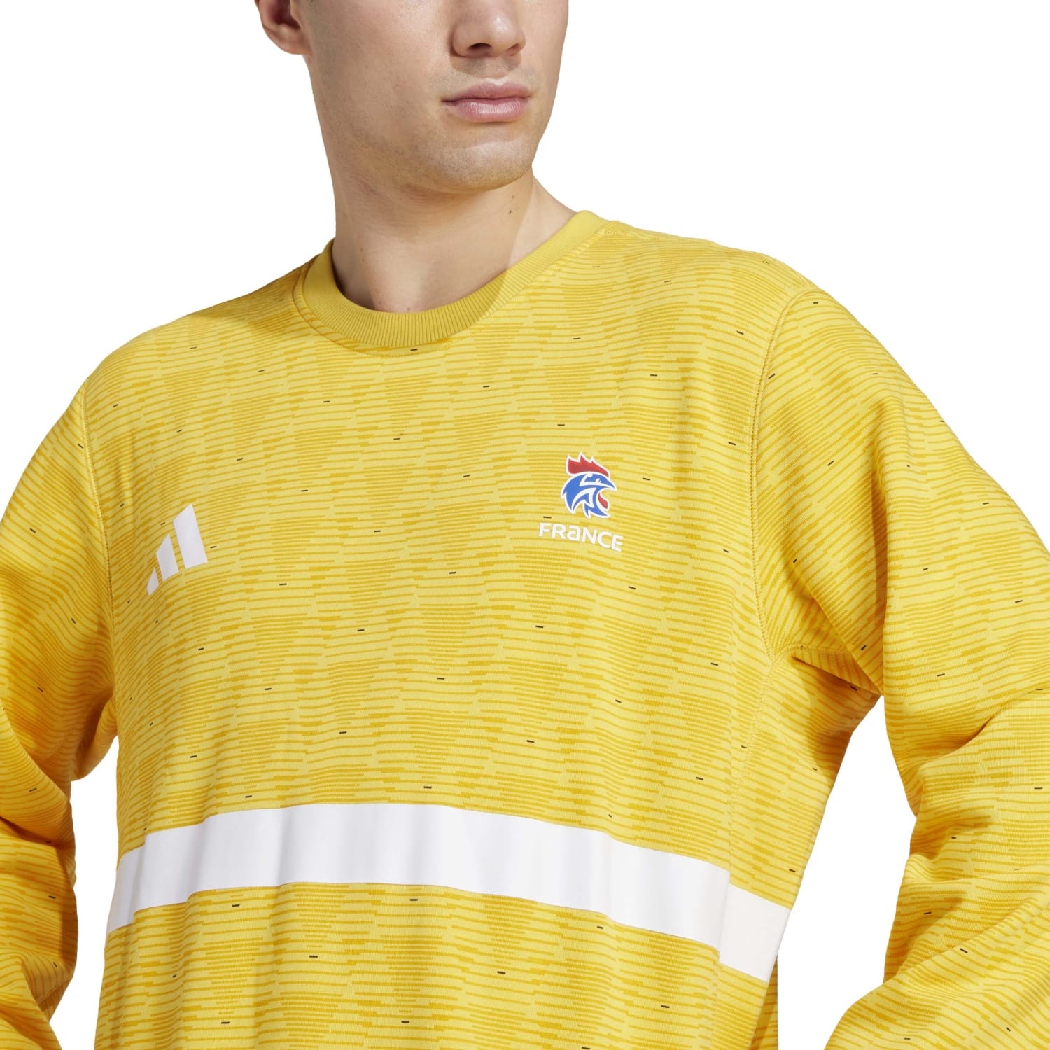Sweatshirt de Andebol Ffhb Gk Adidas Amarelo-5