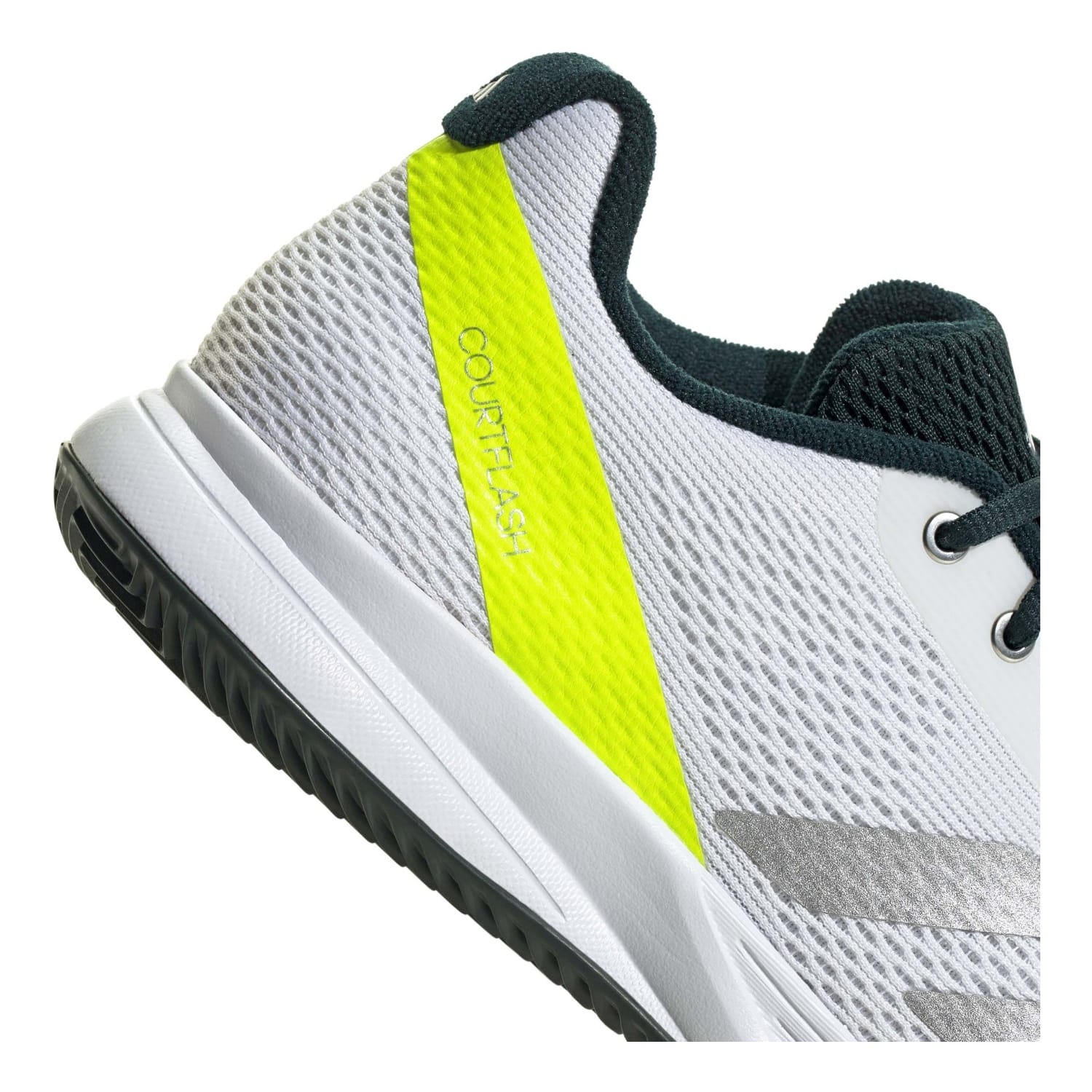 Sapatilhas de Ténis e Pádel Courtflash Speed 2 Adidas Branco/Amarelo-5